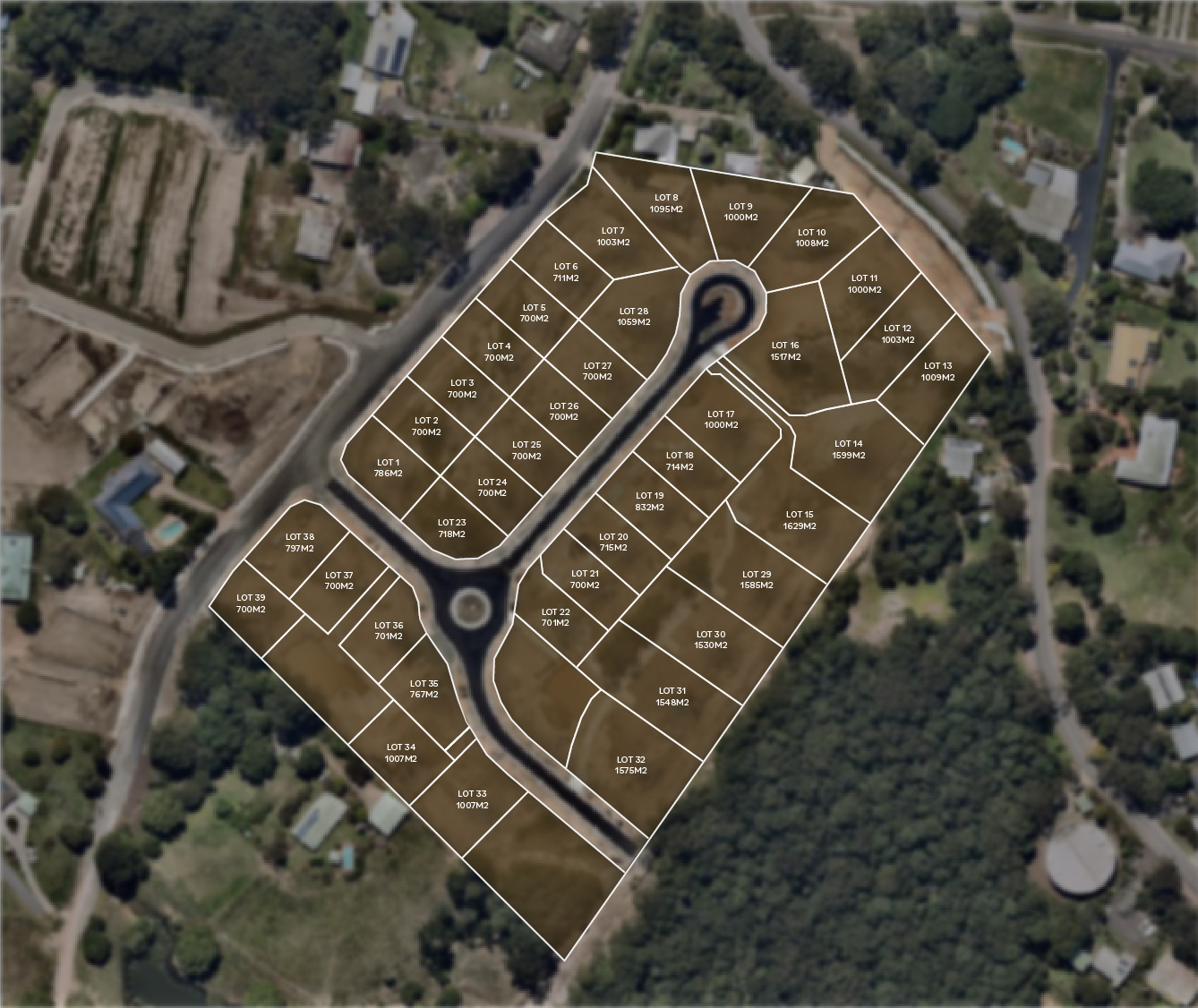 Pindari Rise Estate - Yandina Masterplan