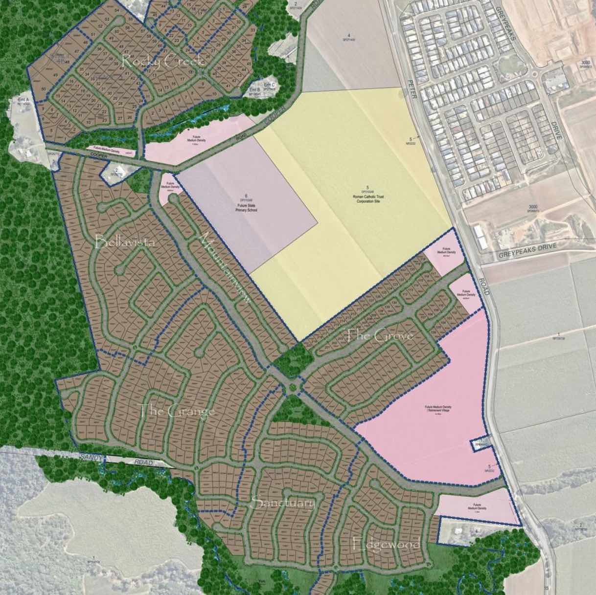 Pinecrest Estate - Mount Peter Masterplan