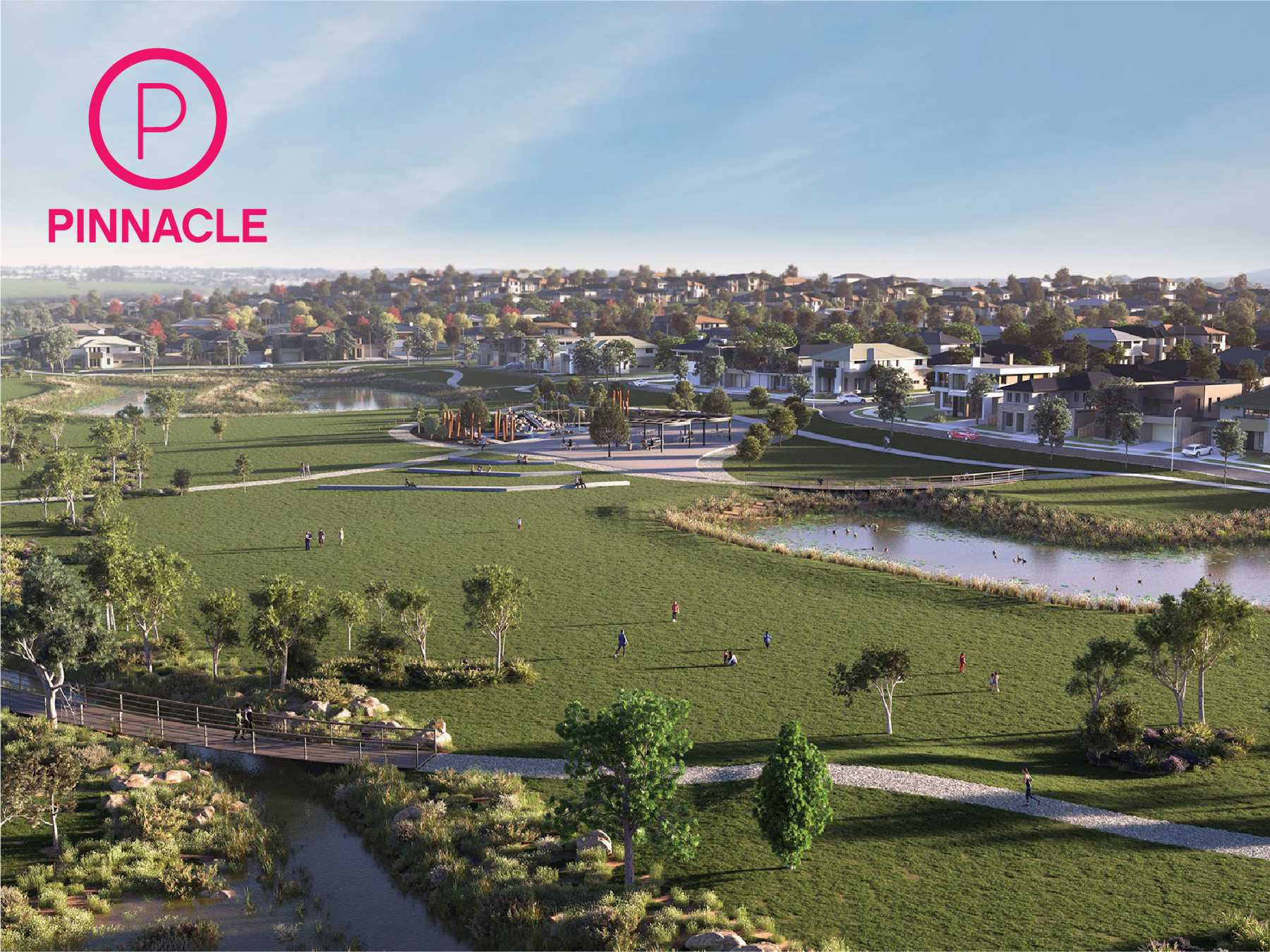 Pinnacle Ballarat Estate - Smythes Creek Aerial