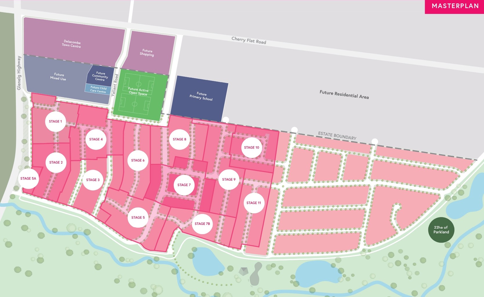 Pinnacle Ballarat Estate - Smythes Creek Masterplan