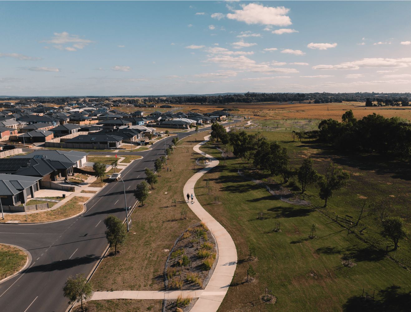 Pinnacle Ballarat Estate - Smythes Creek Aerial