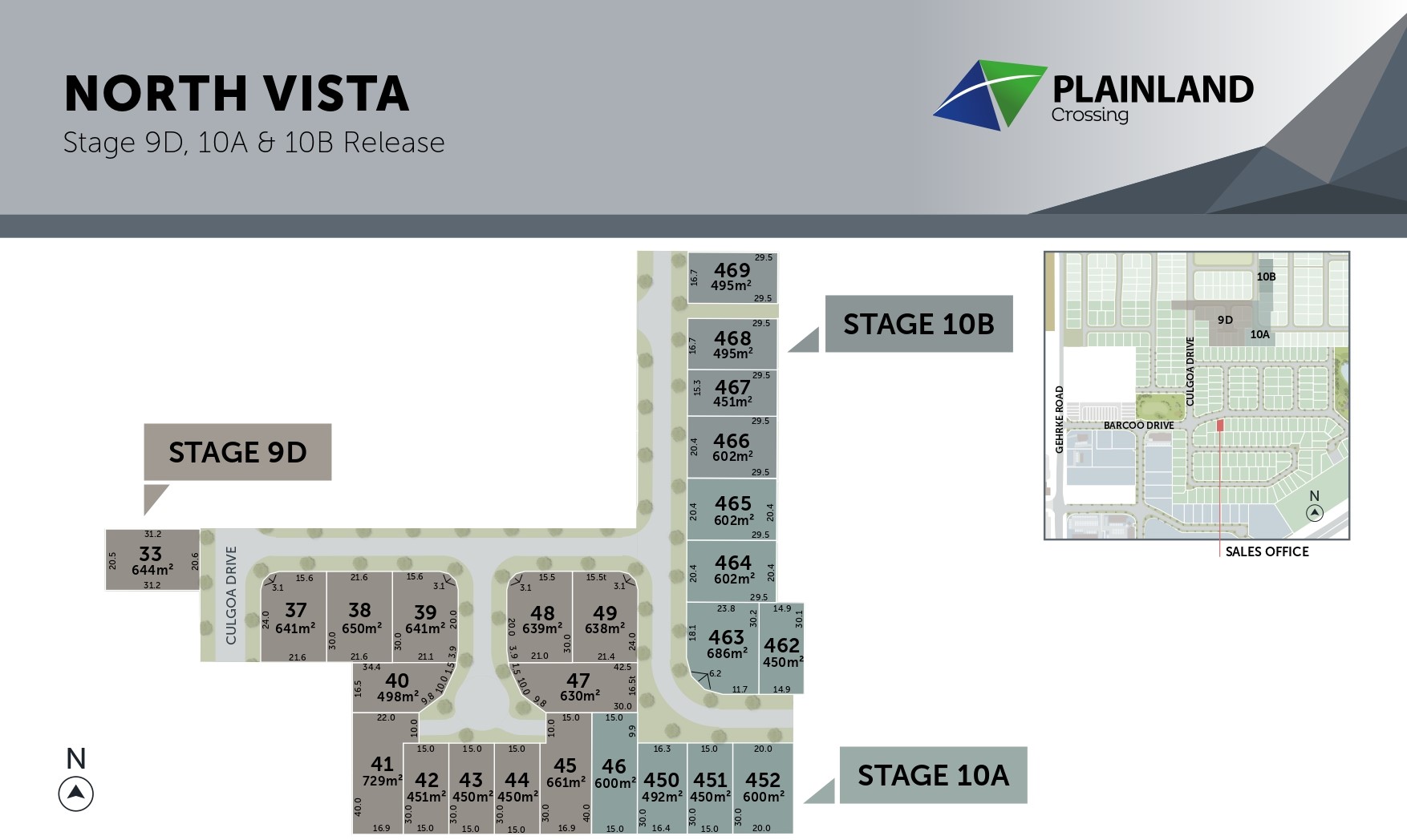 Plainland Crossing Estate - Plainland Release Map