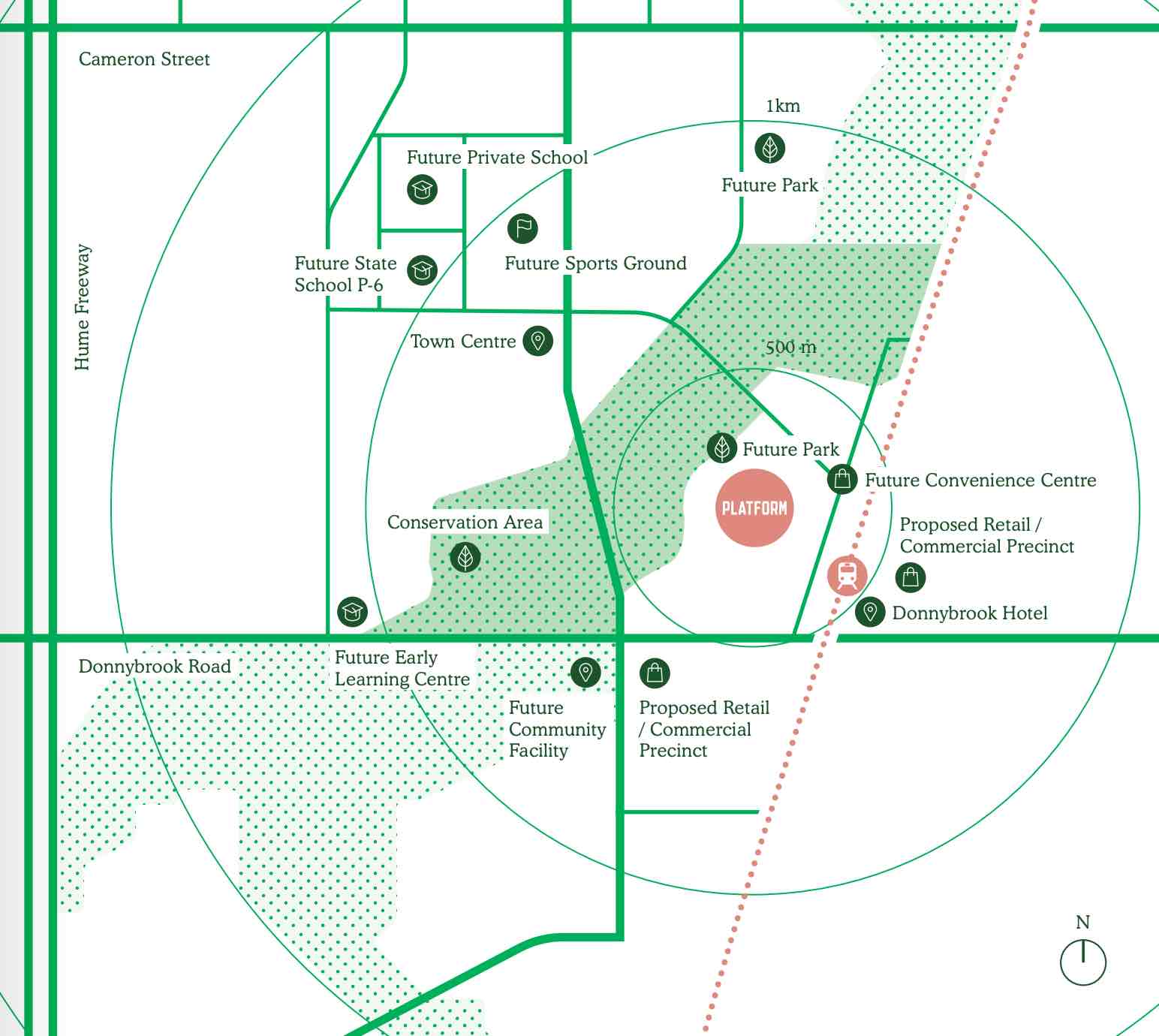 Platform Estate Donnybrook location map
