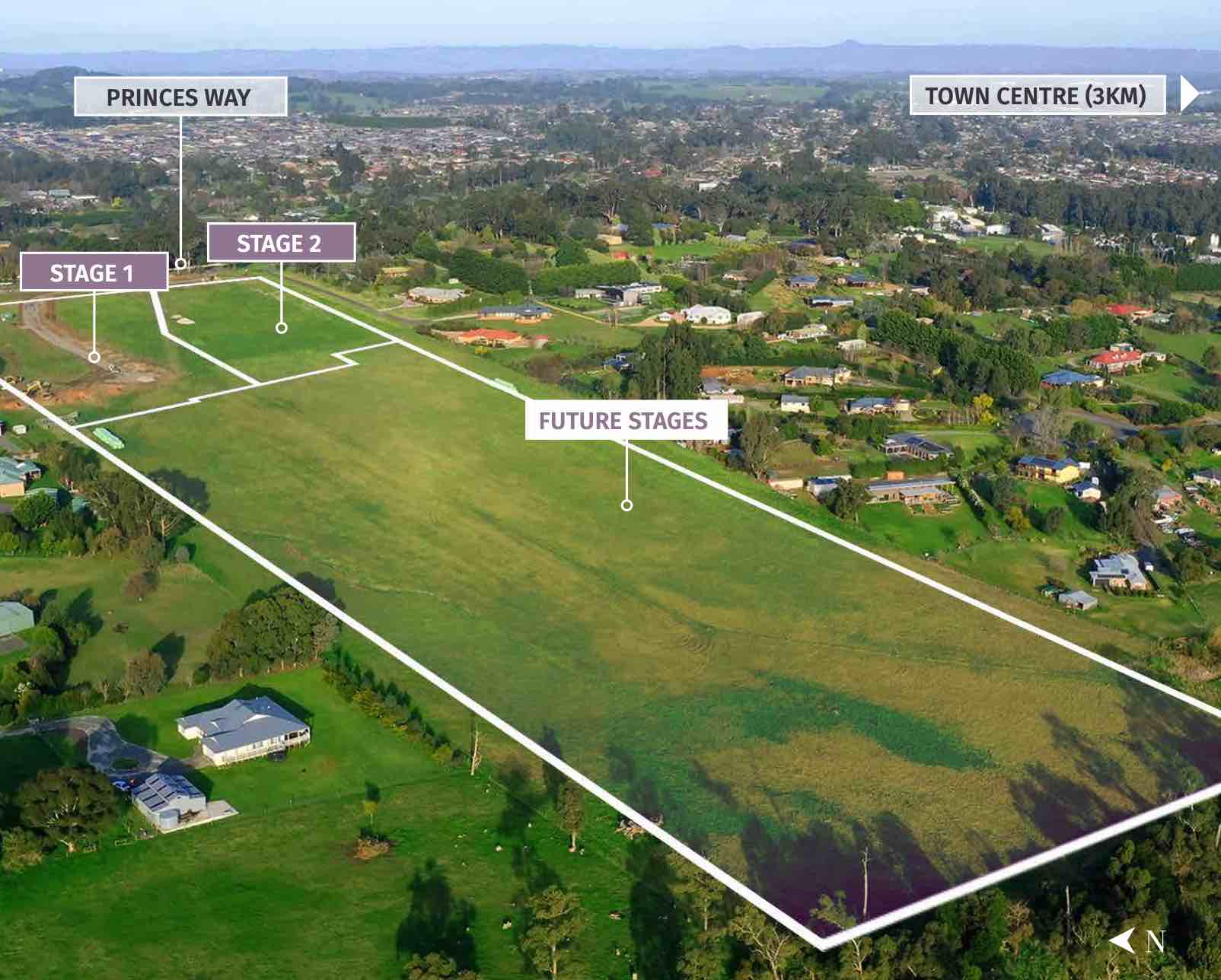 Platinum Rise Estate - Drouin Aerial