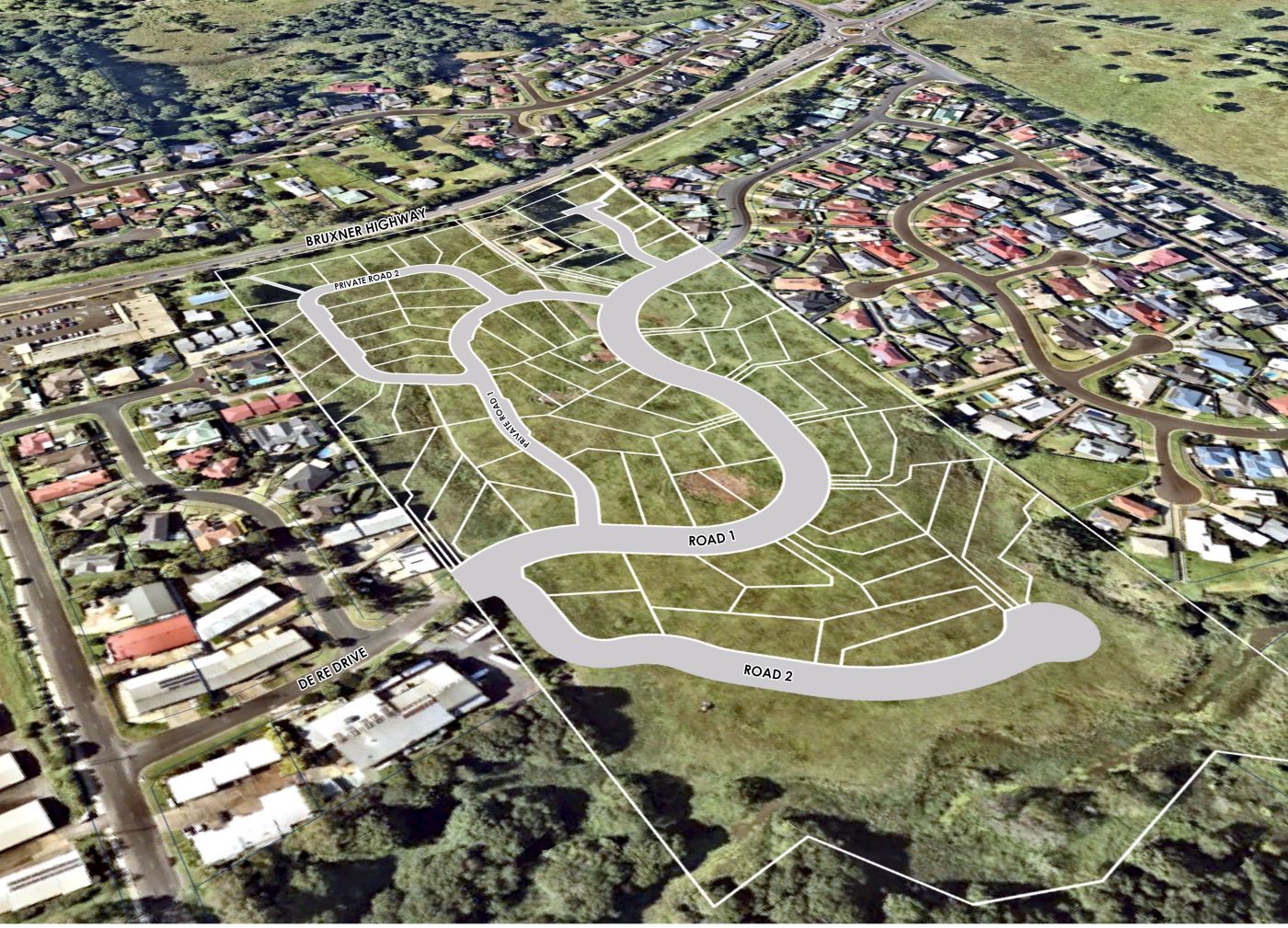 805 Ballina Road - Goonellabah Aerial