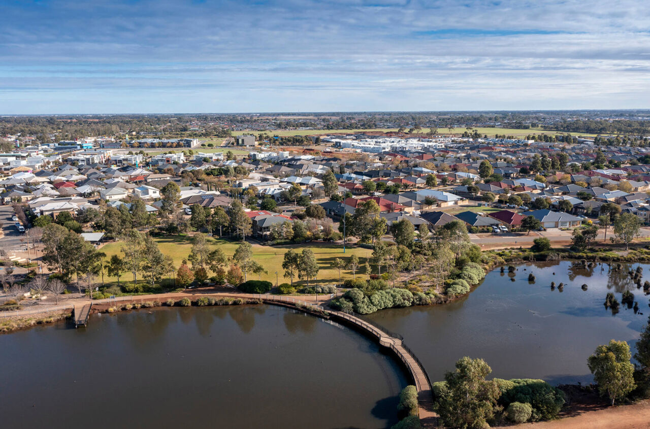 Playford Alive Estate - Munno Para Aerial