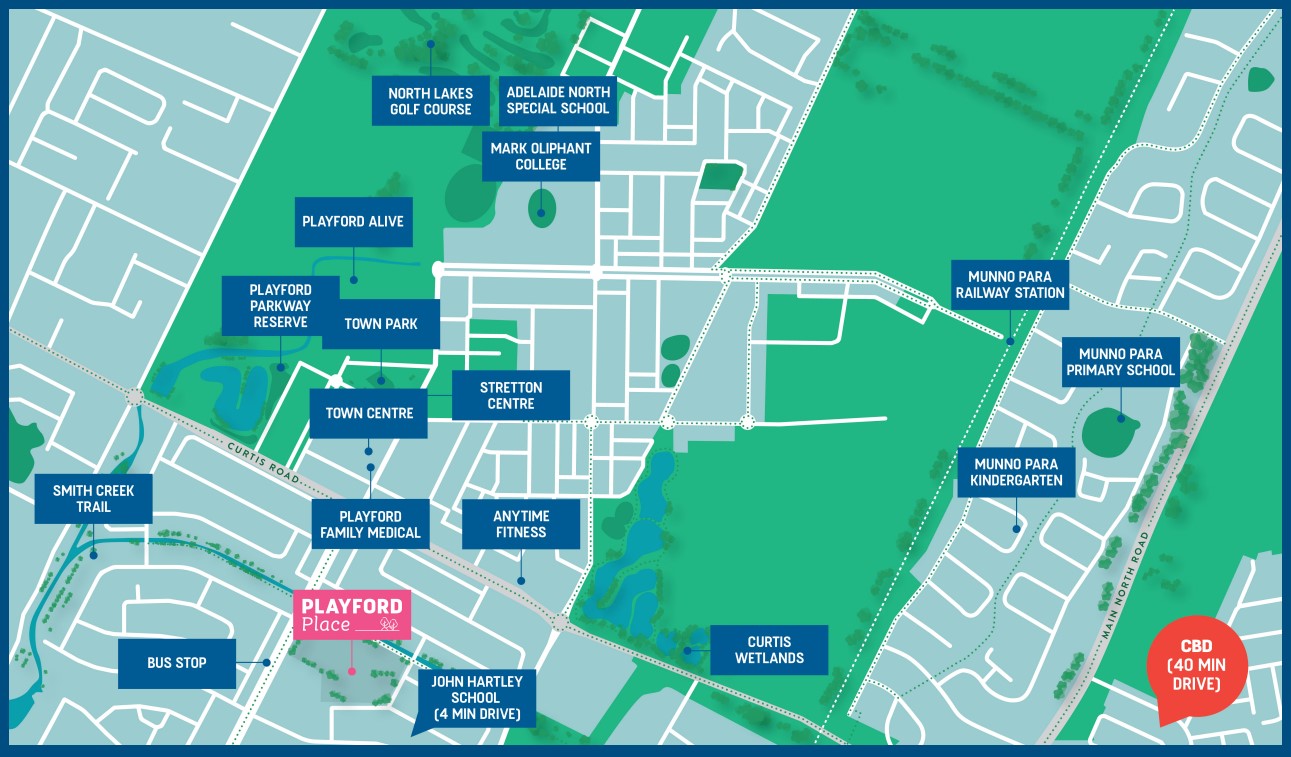 Playford Place Estate - Smithfield Plains Location