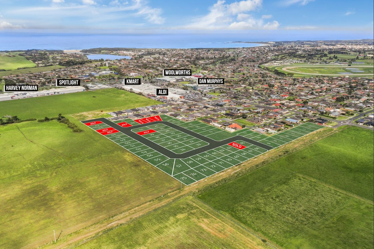 Plaza Heights Estate - Warrnamboo Aerial