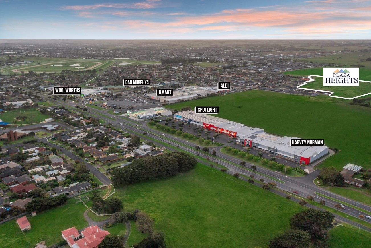 Plaza Heights Estate - Warrnamboo Aerial