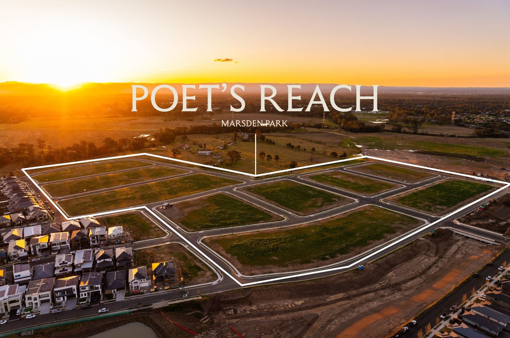 Poet-s Reach Estate - Marsden Park Aerial