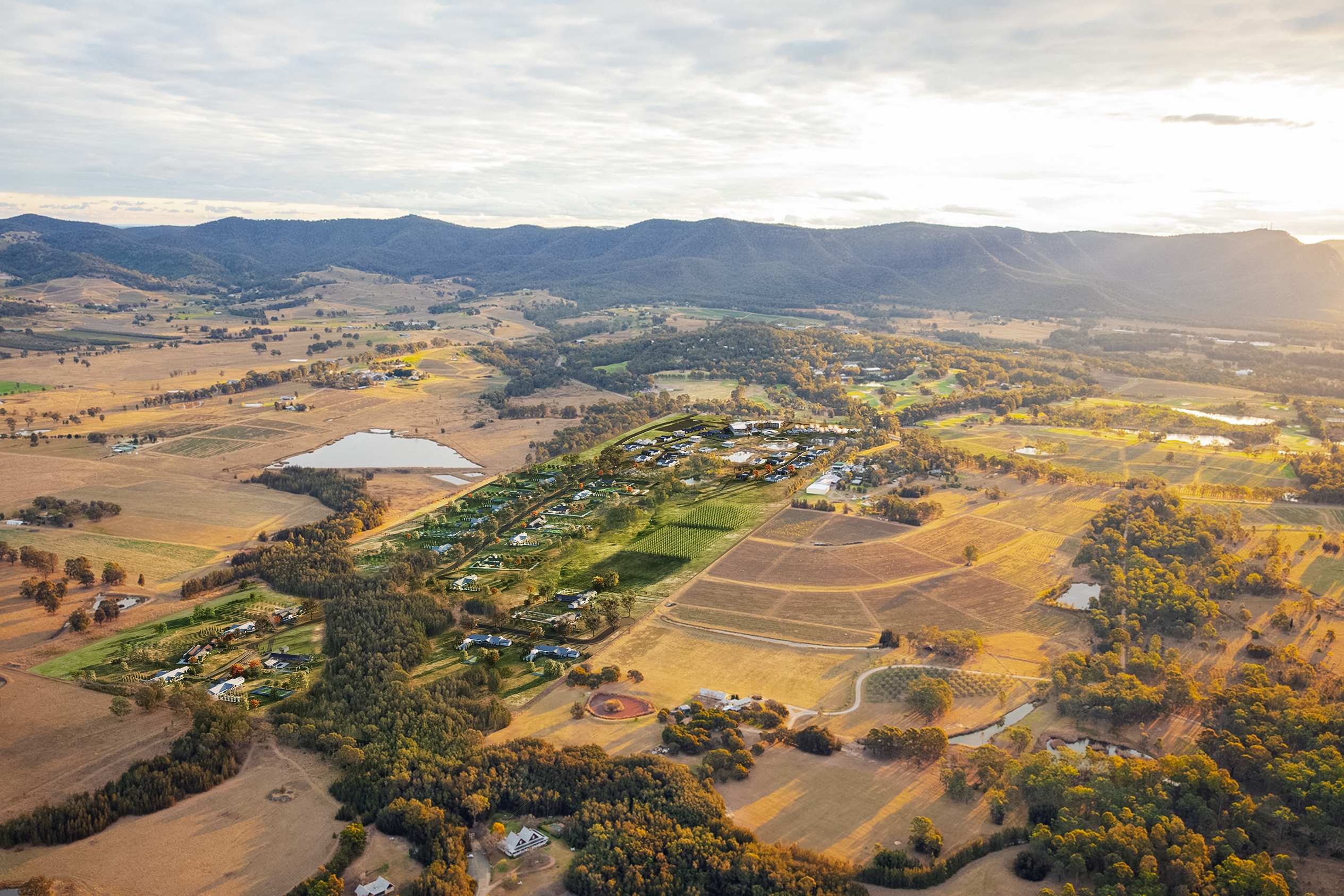 Pokolbin Estate Hunter Valley - Pokolbin Aerial