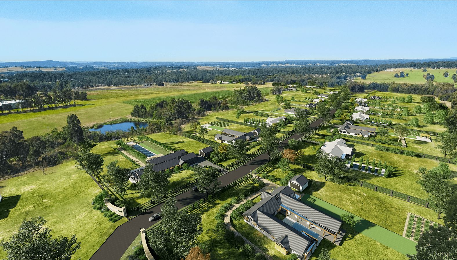 Pokolbin Estate Hunter Valley - Pokolbin Aerial