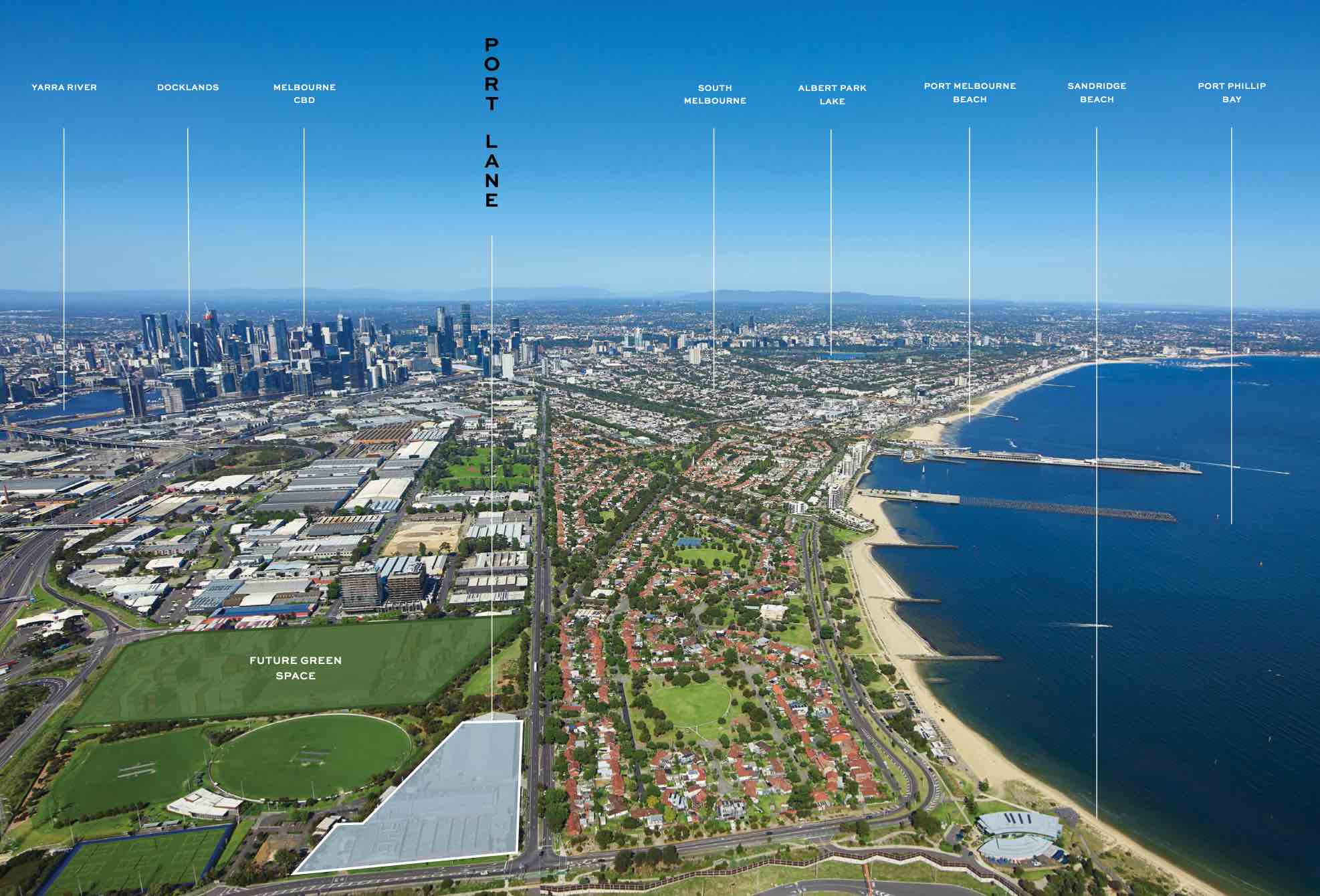 Port Lane Townhomes - Port Melbourne Aerial_0