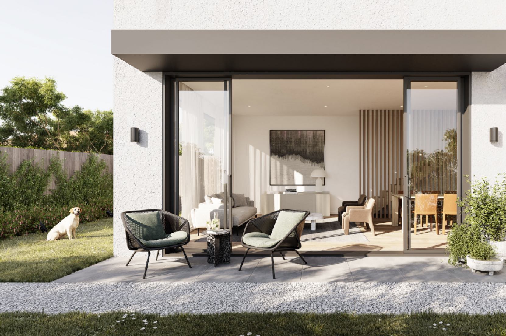 Prelude Townhomes - Doncaster Backyard