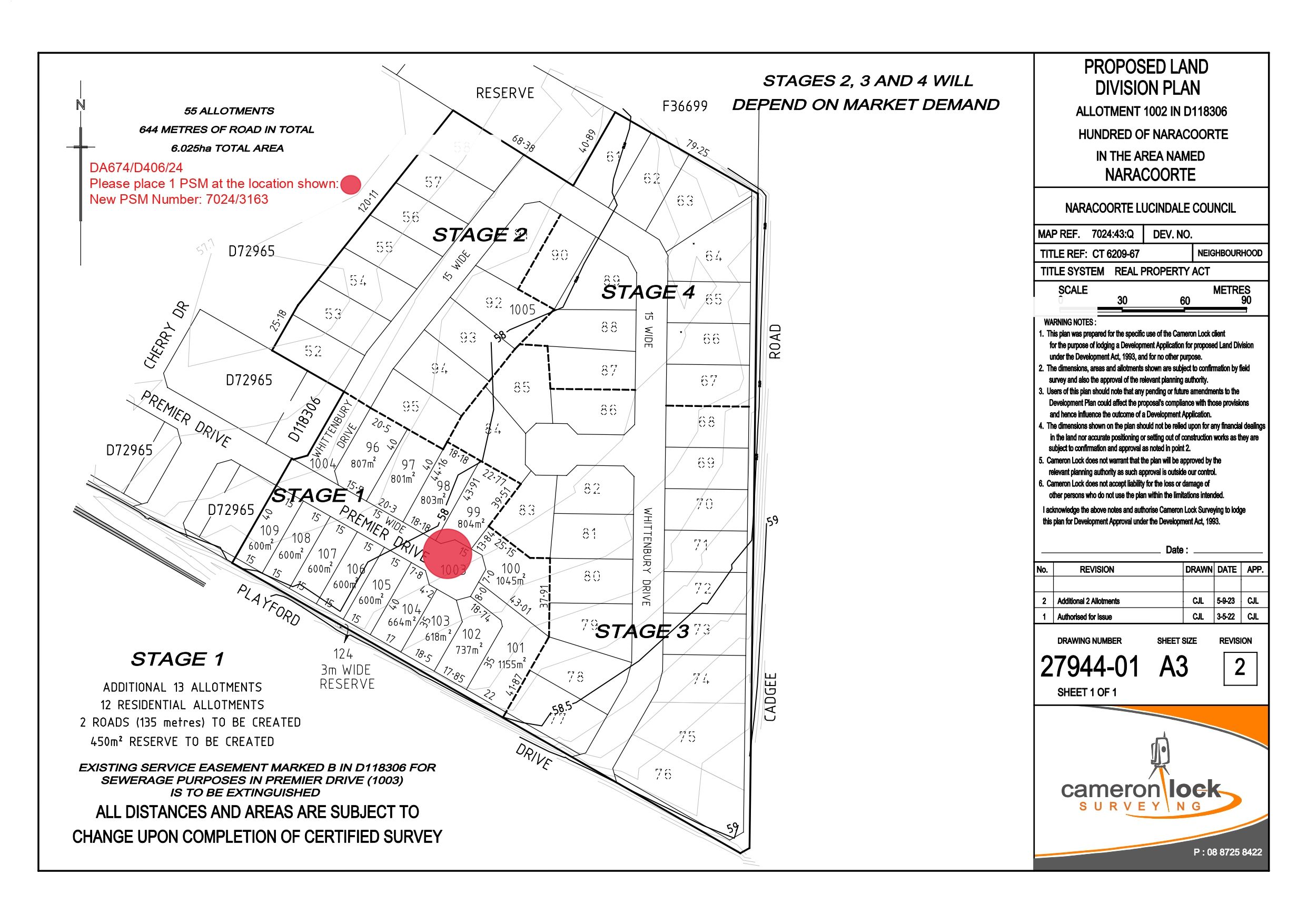 Premier Drive - Naracoorte Masterplan