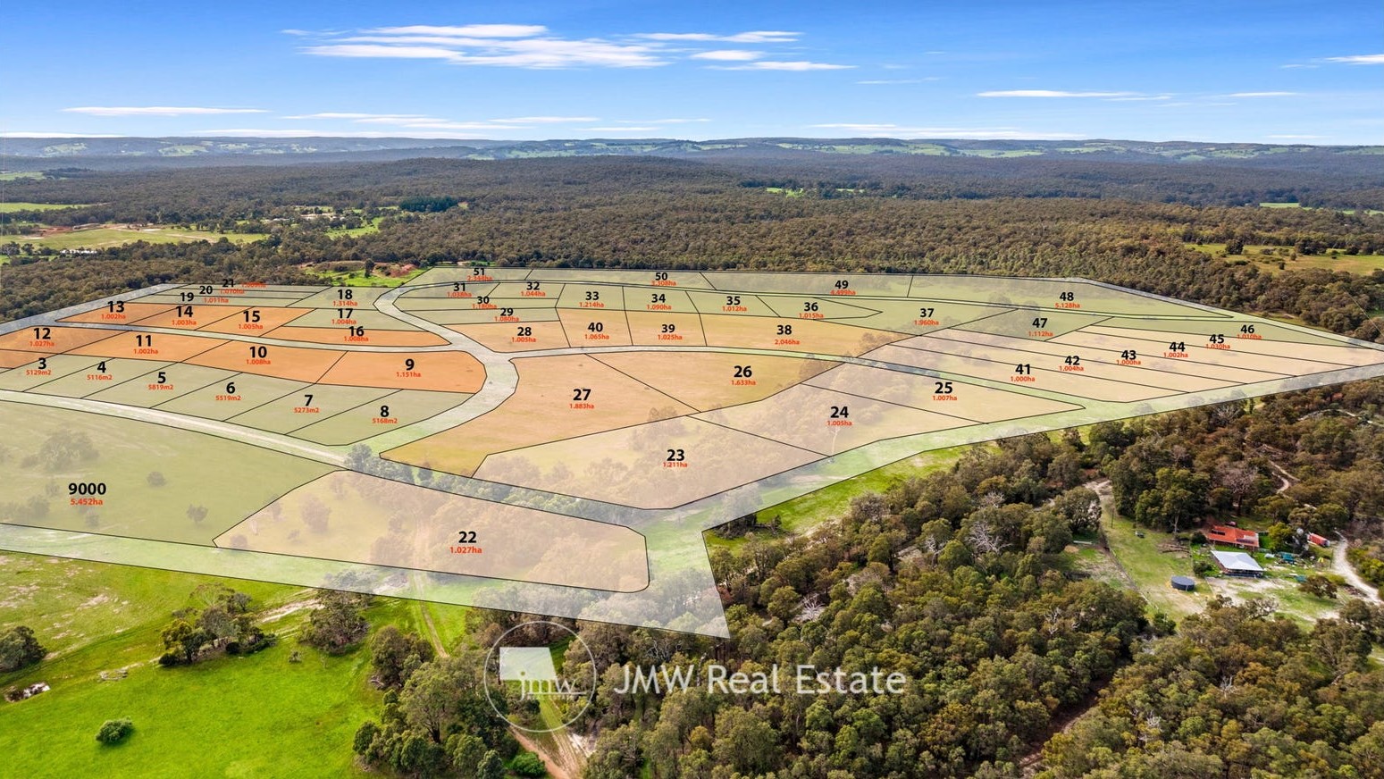 Preston River Rise Estate - Boyanup Aerial