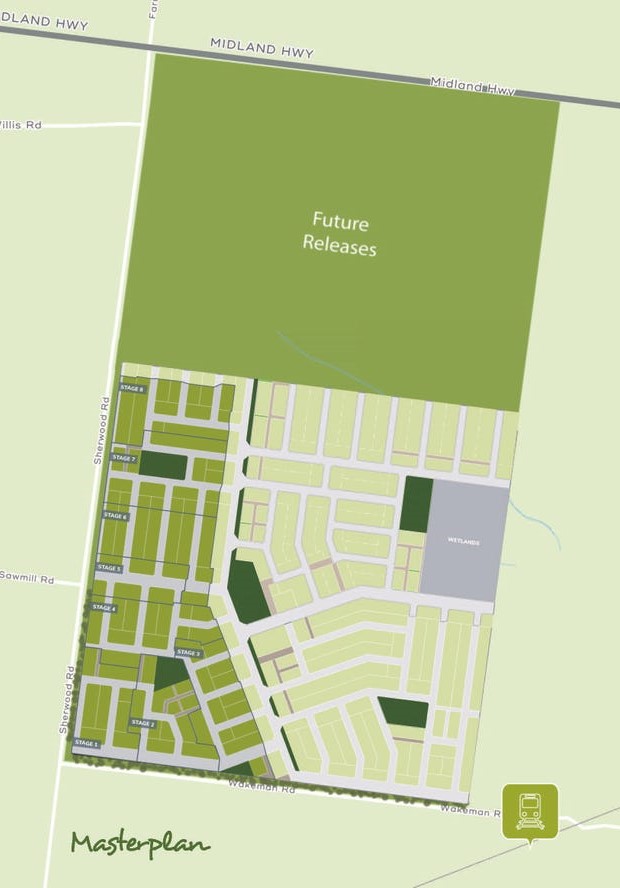 Provenance Bendigo Estate - Huntly Masterplan