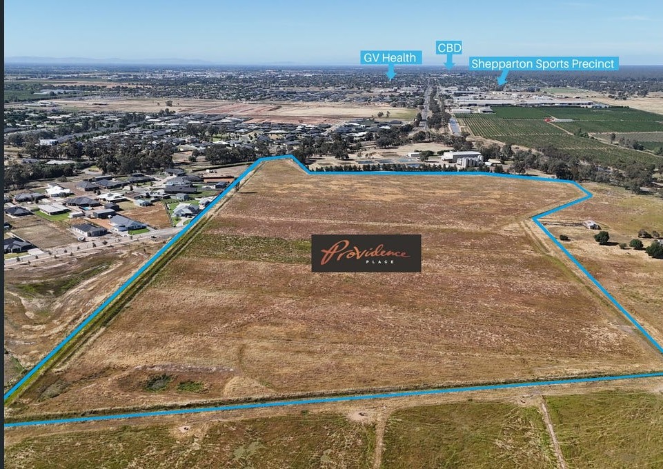 Providence Place Estate - Shepparton North Aerial