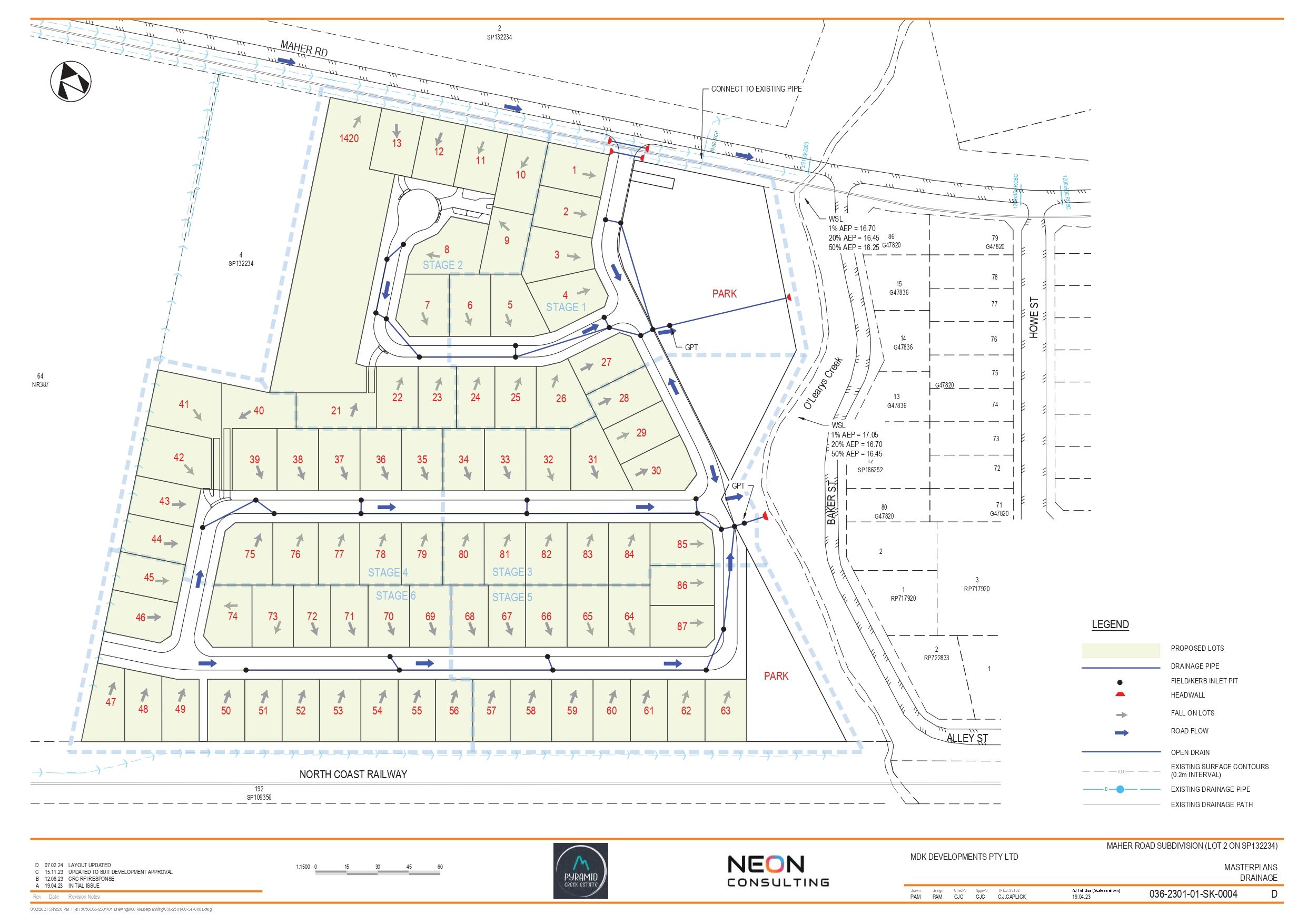 Pyramid Creek Estate - Gordonvale  Masterplan