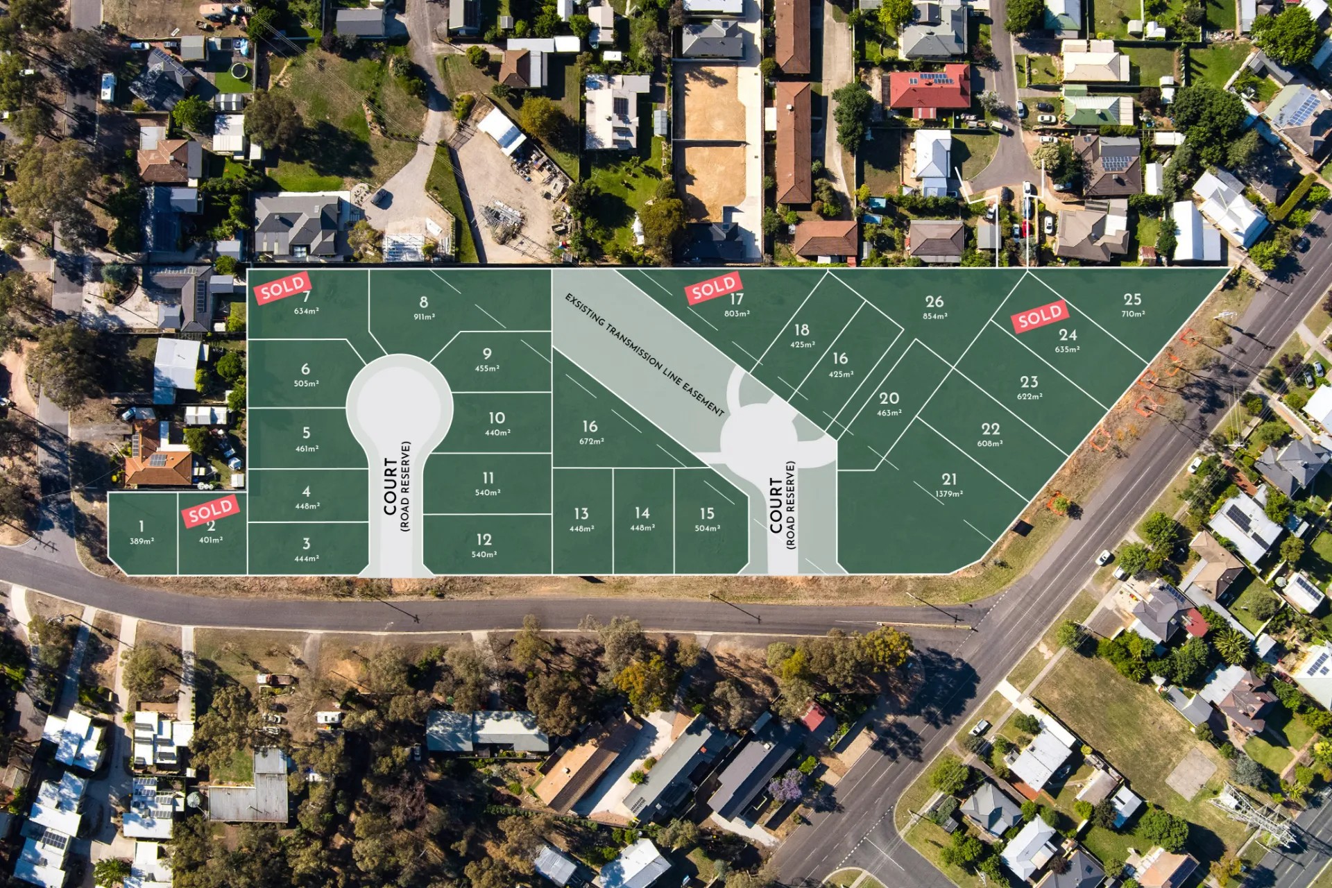 Quarry Hill Place Estate - Quarry Hill Aerial