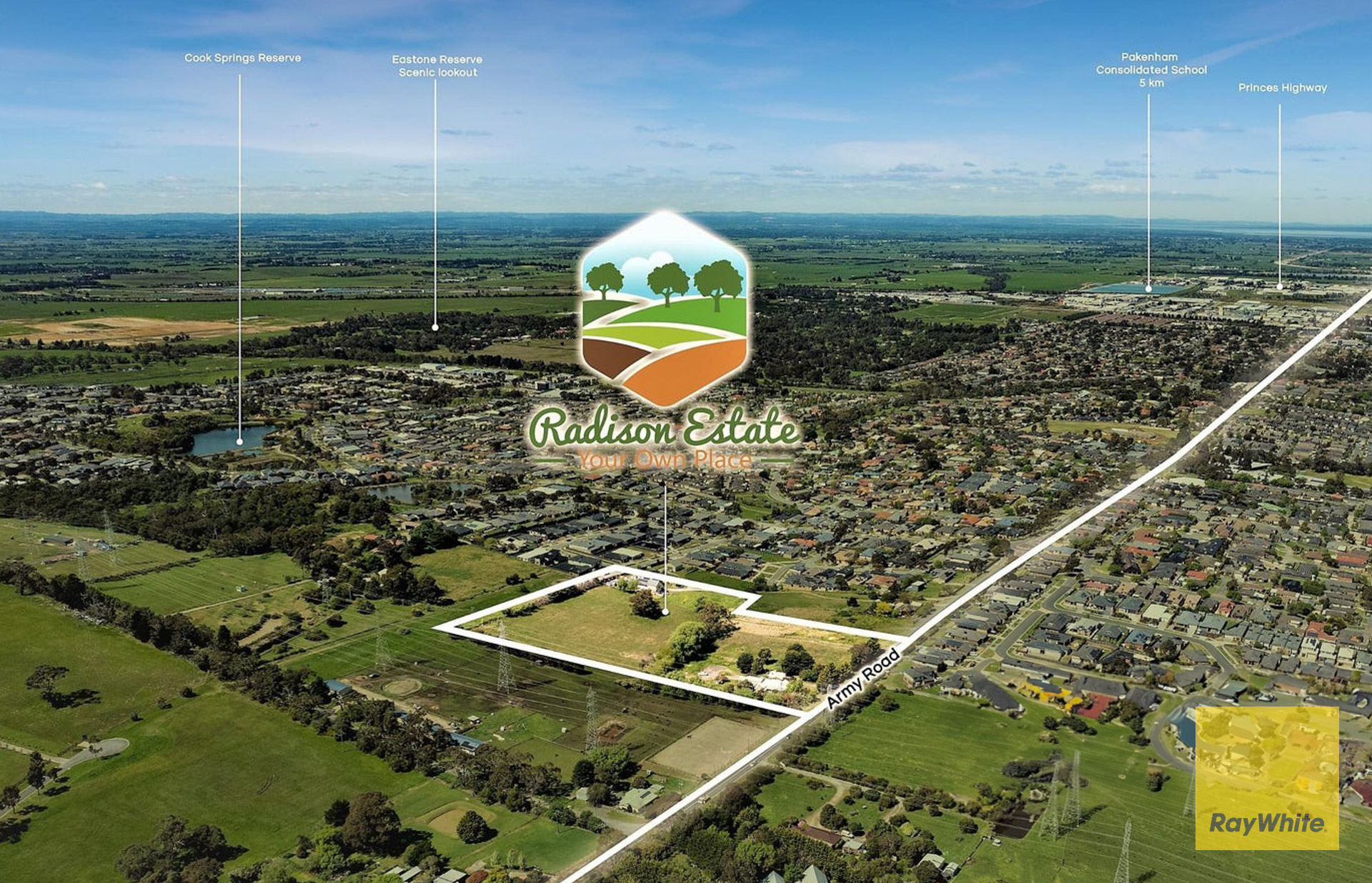 Radison Estate - Pakenham Location Map