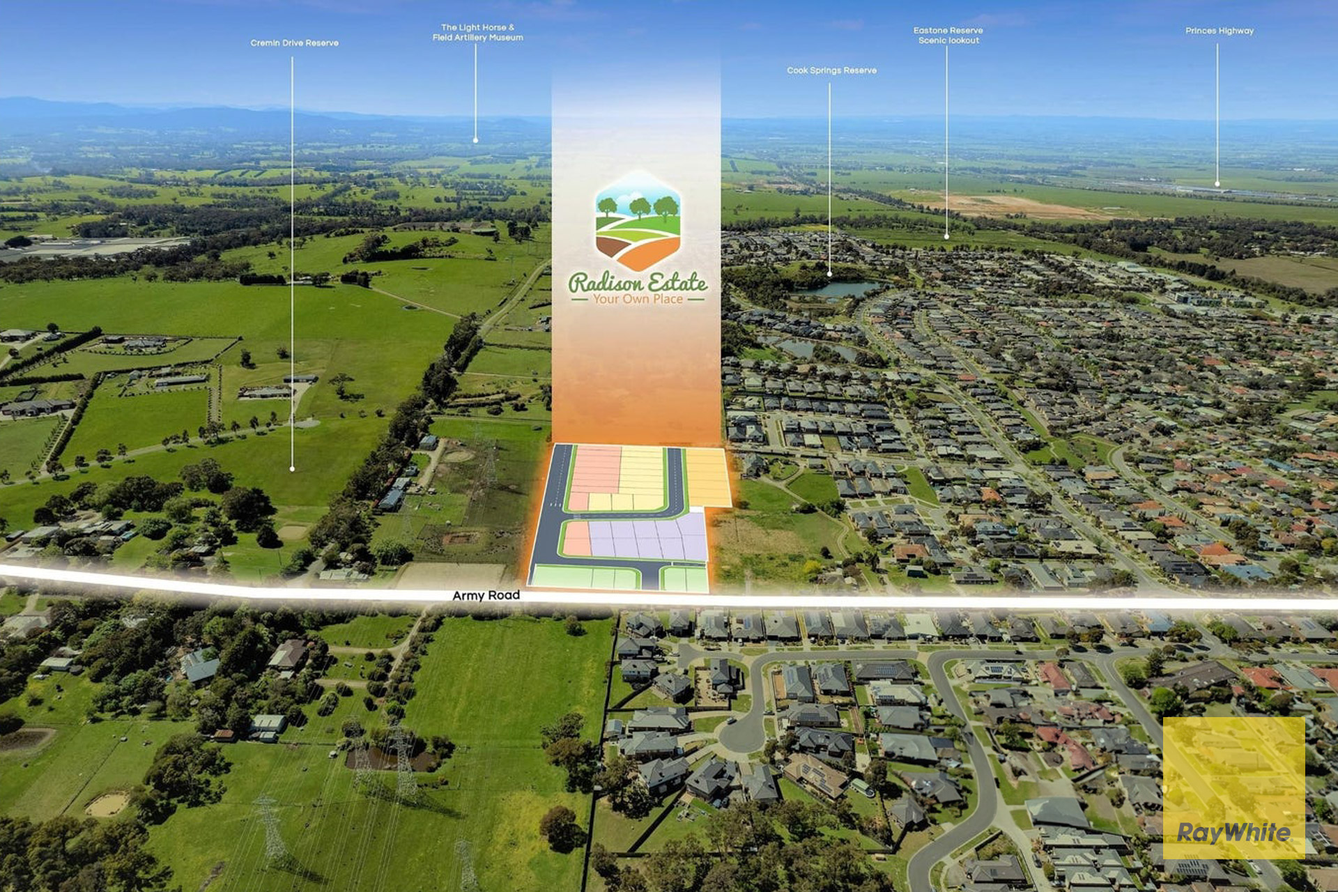 Radison Estate - Pakenham Aerial