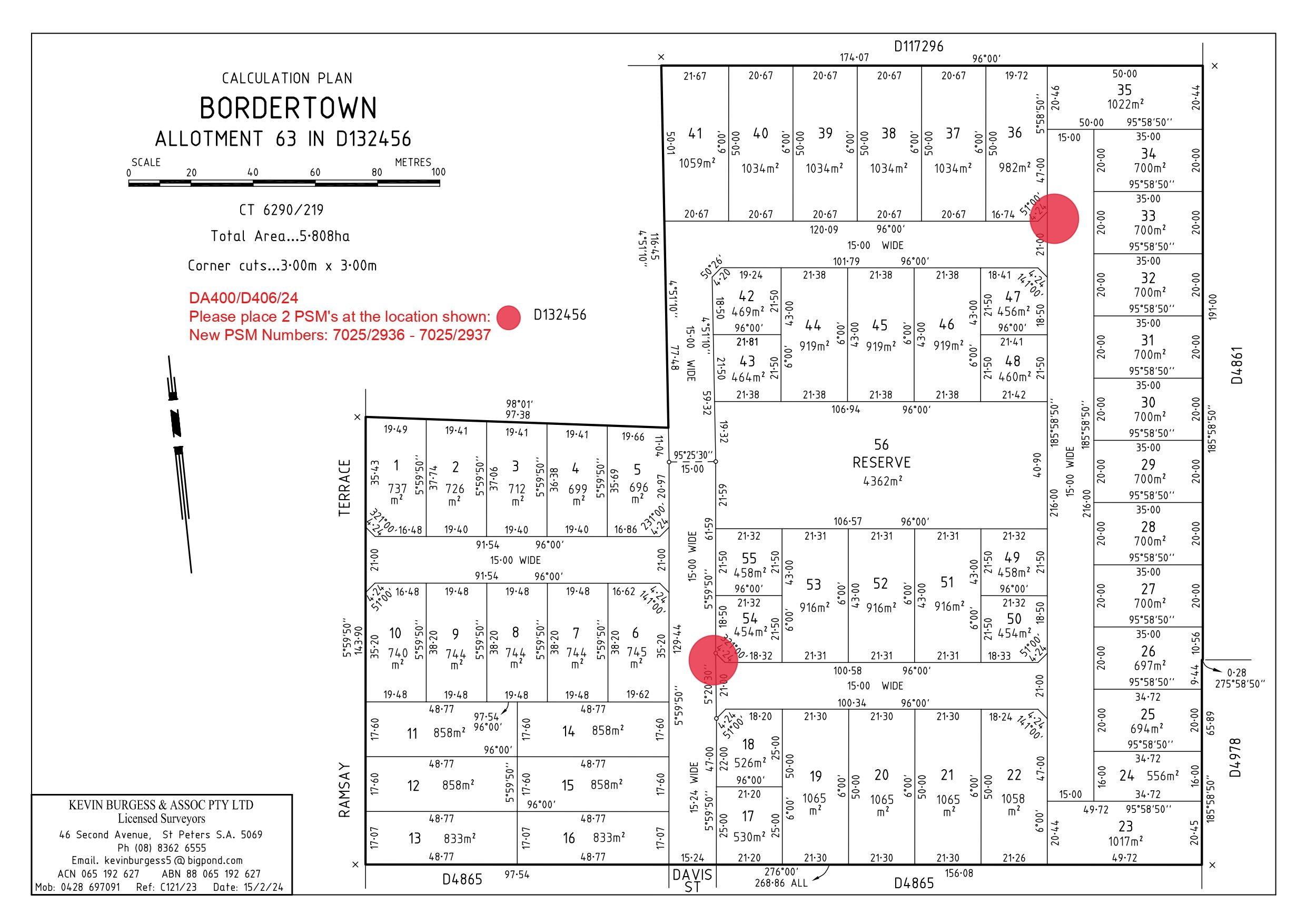 Ramsay Terrace - Bordertown  Masterplan