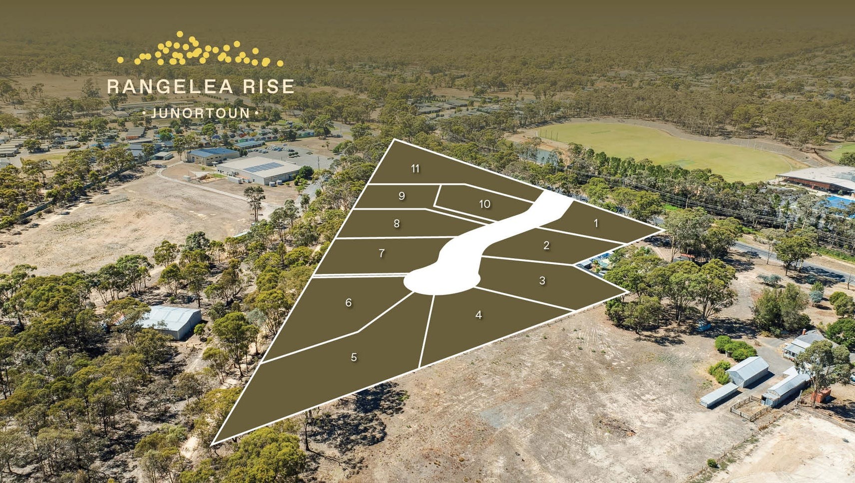 Rangelea Rise Estate - Junortoun Aerial