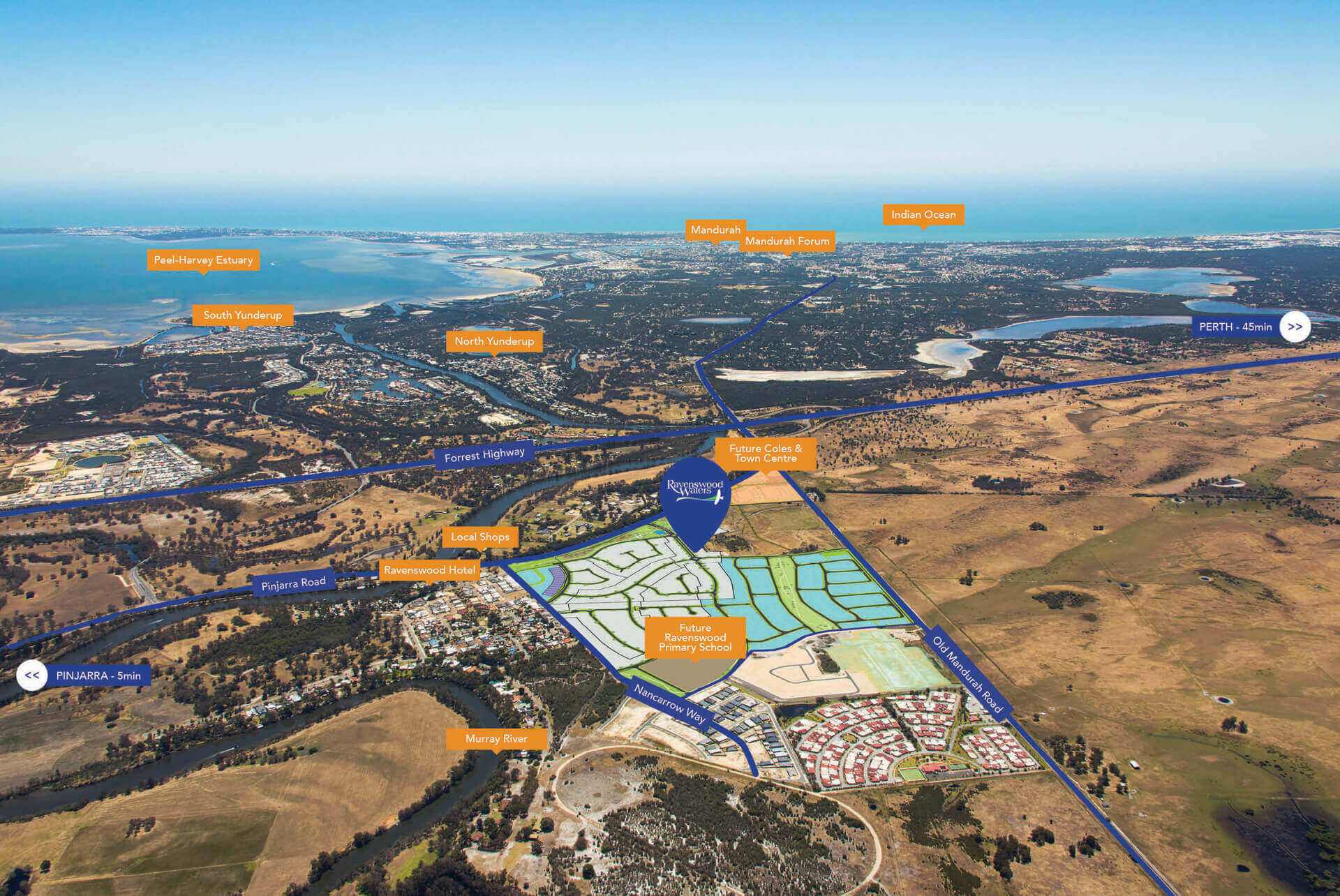 Ravenswood Waters Estate - Ravenswood Aerial_0