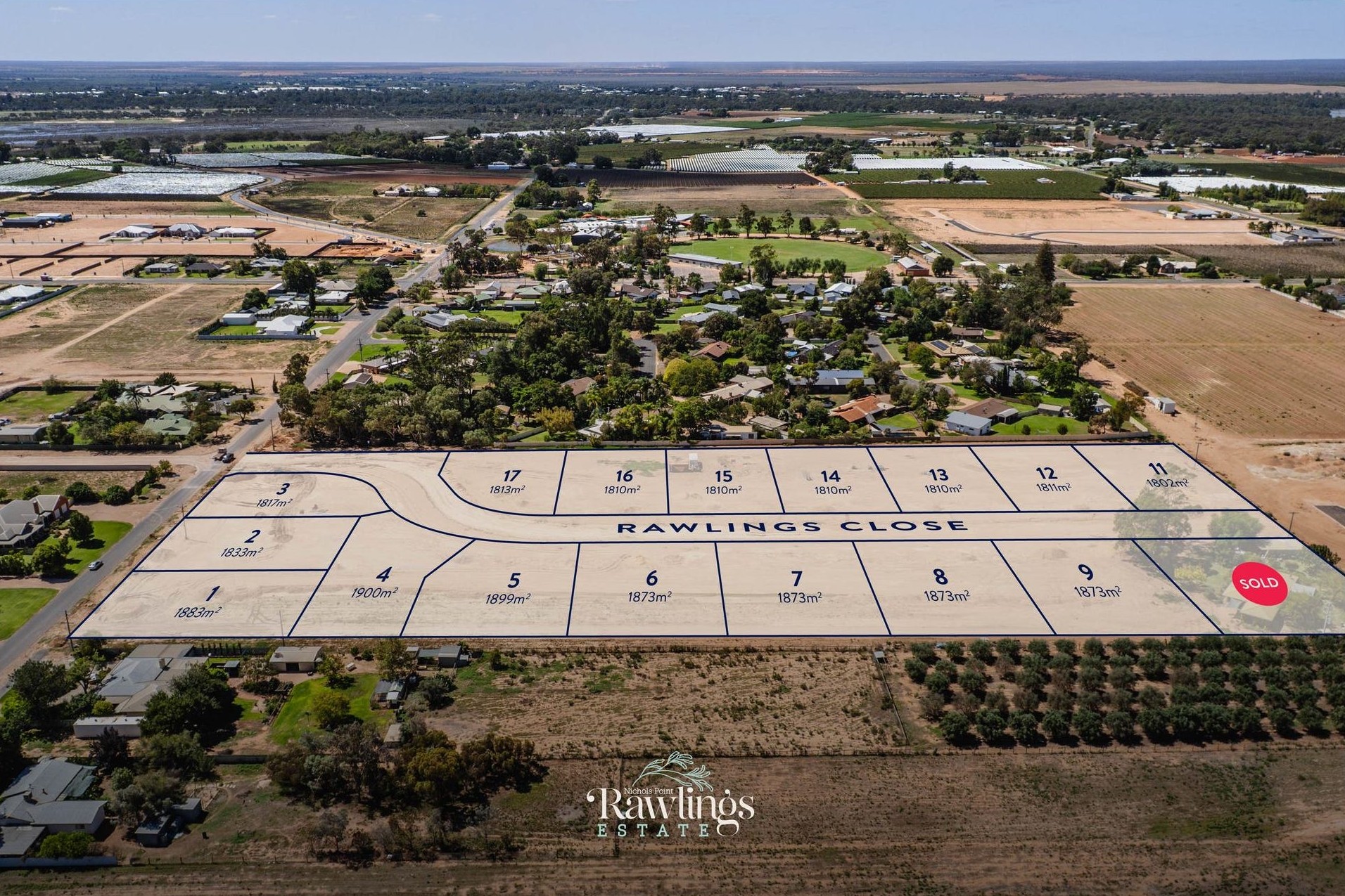 Rawlings Estate - Nichols Point Aerial