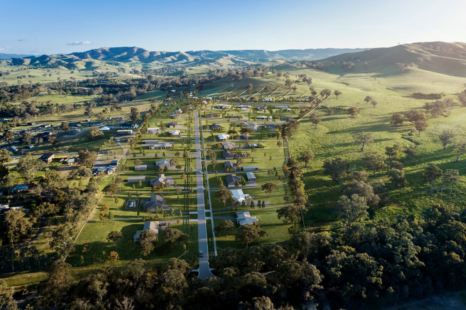 Red Gum Views Estate - Yea Render