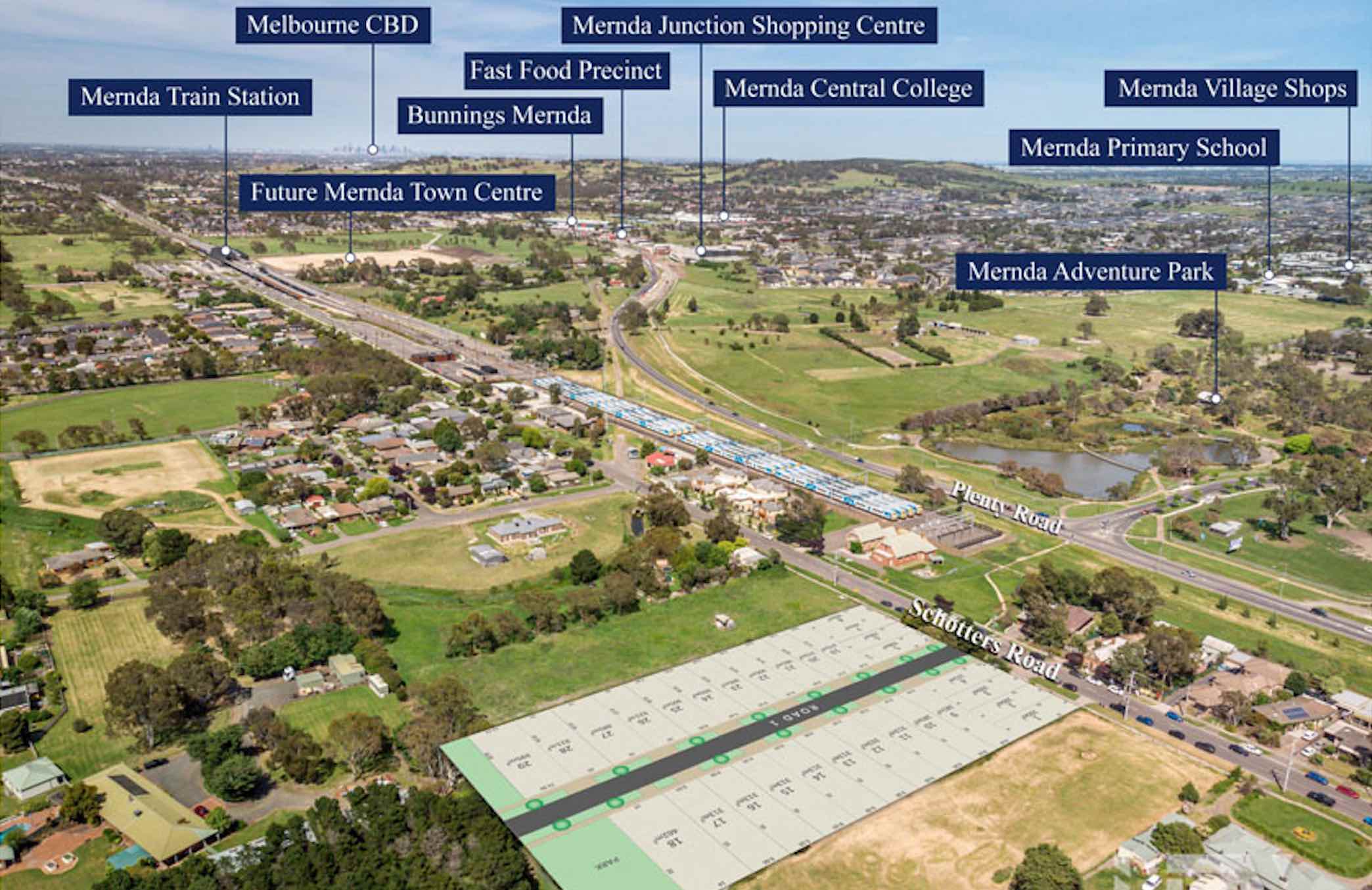 Redgum Estate - Mernda Aerial