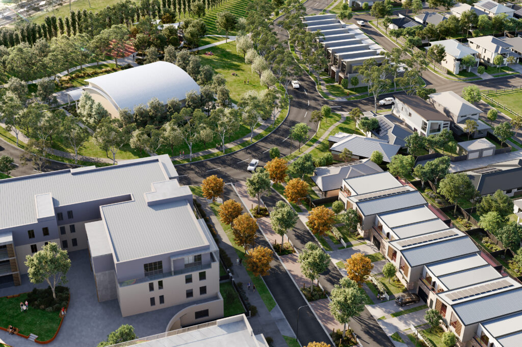 Redleaf Estate - Orange Render