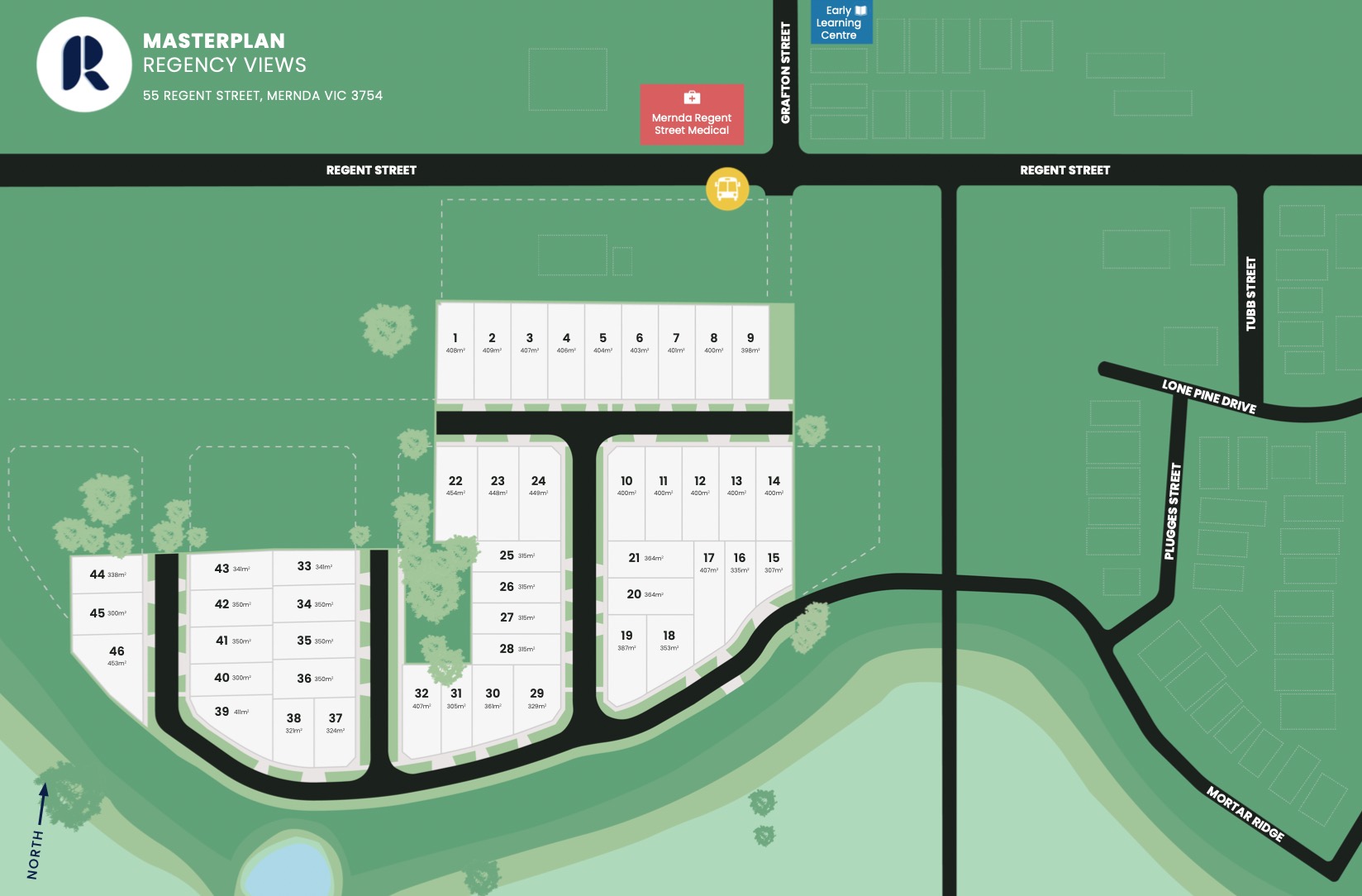 Regency Views Estate - Mernda masterplan