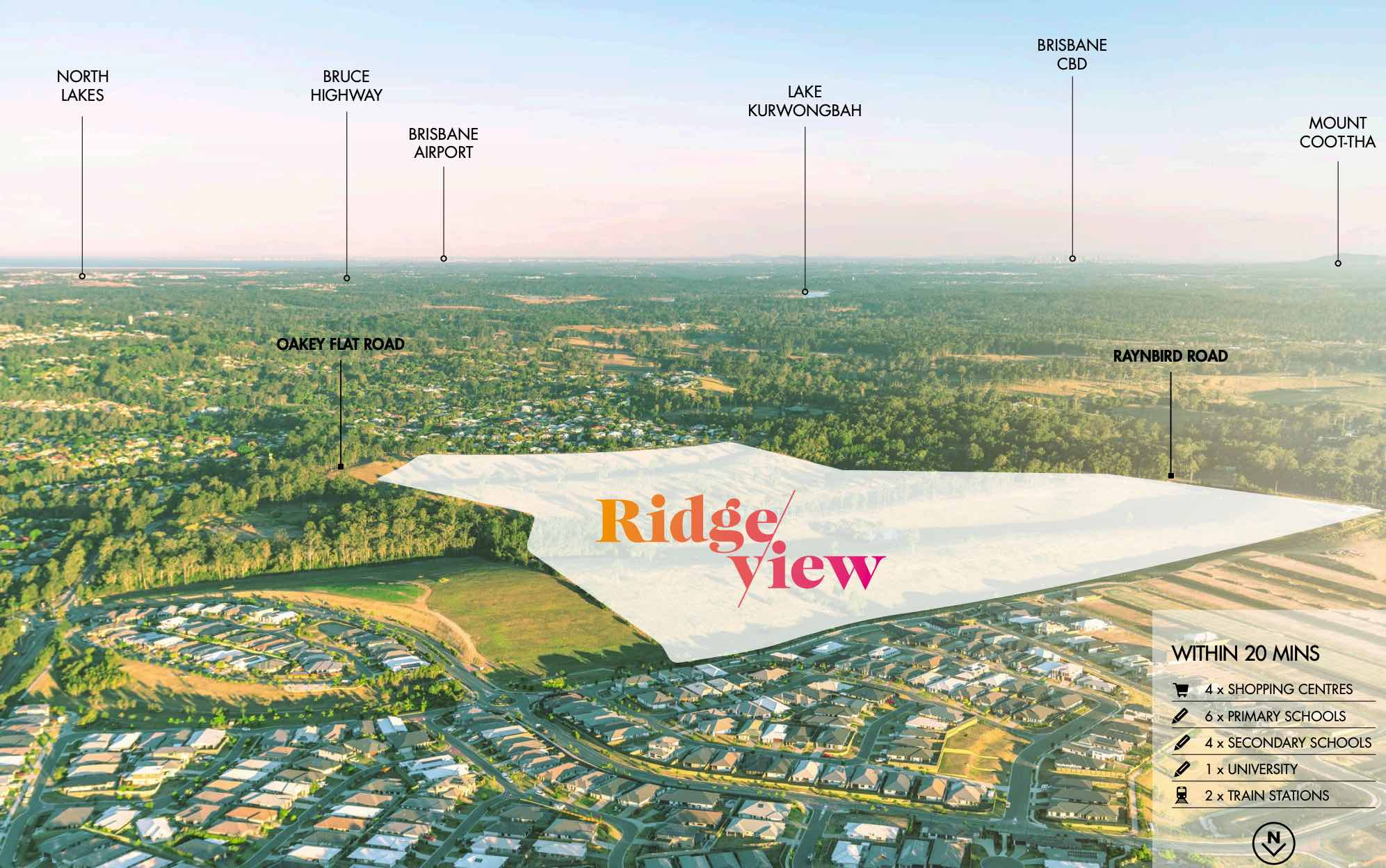 Ridgeview Estate - Narangb Aerial