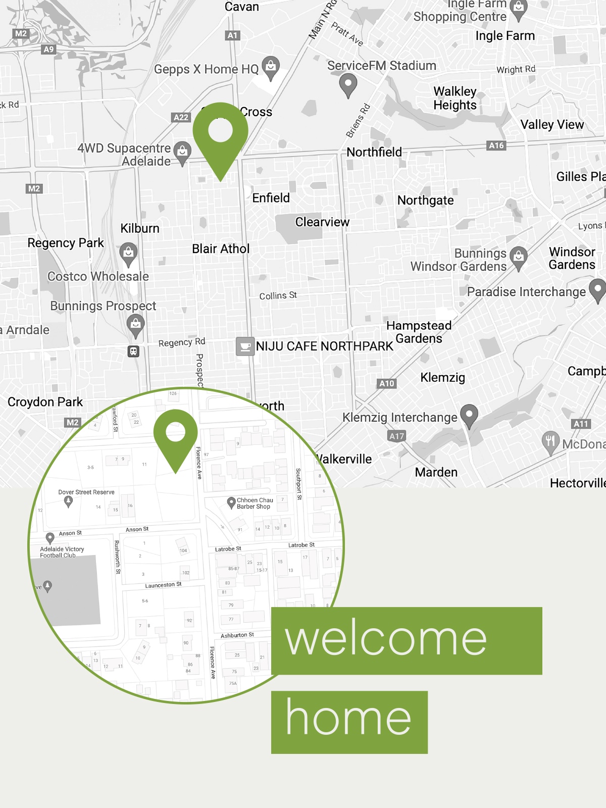 Rise Up on Crawford Street - Blair Athol Location Map