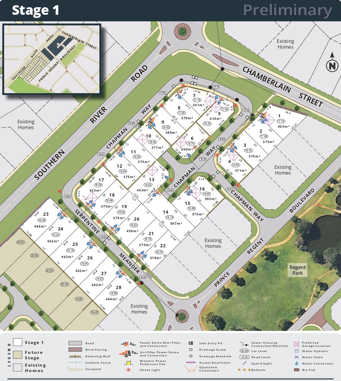 Rivercrest Estate - Gosnells Release Map