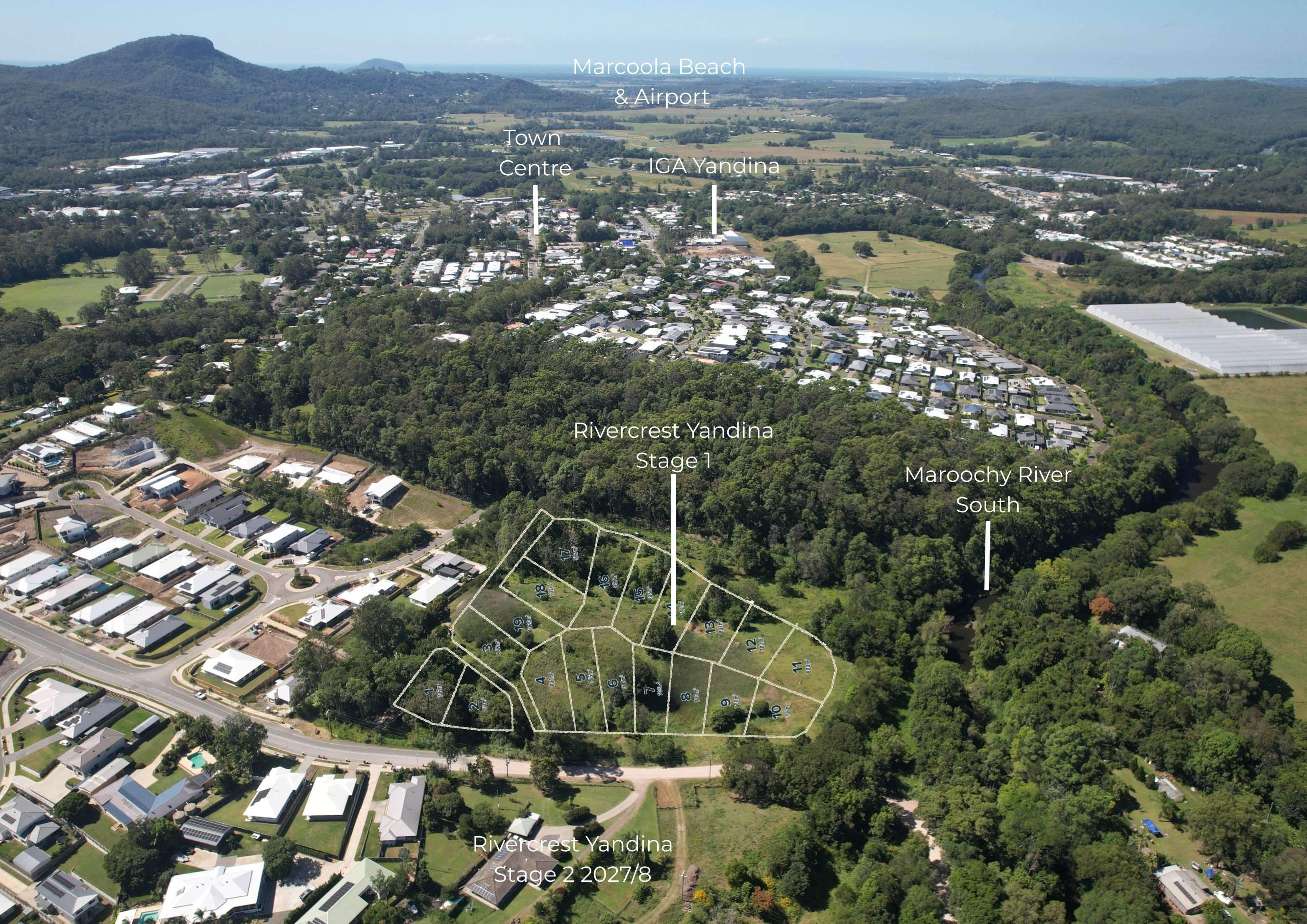 Rivercrest Estate - Yandin Aerial