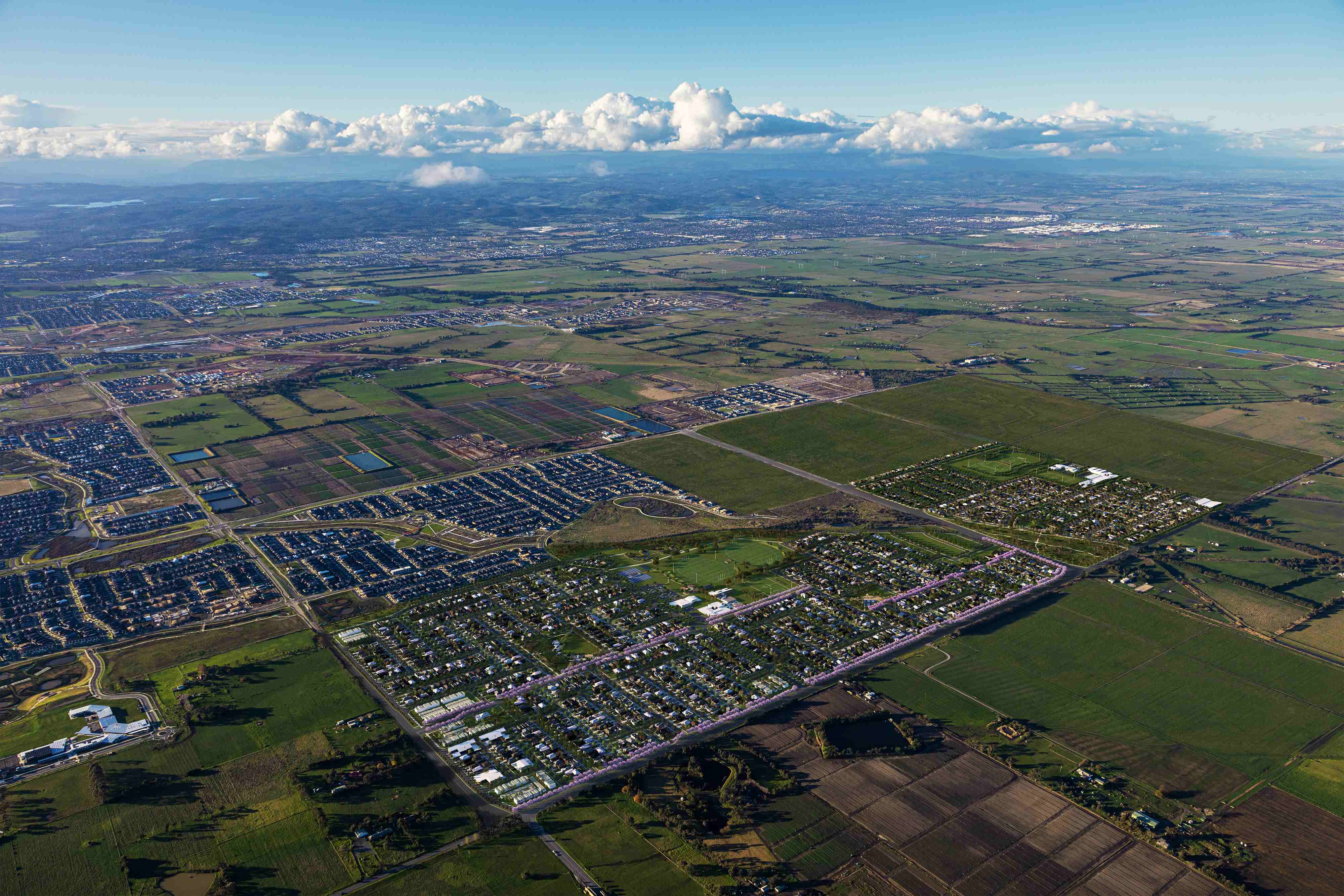Riverfield Estate - Clyd Aerial