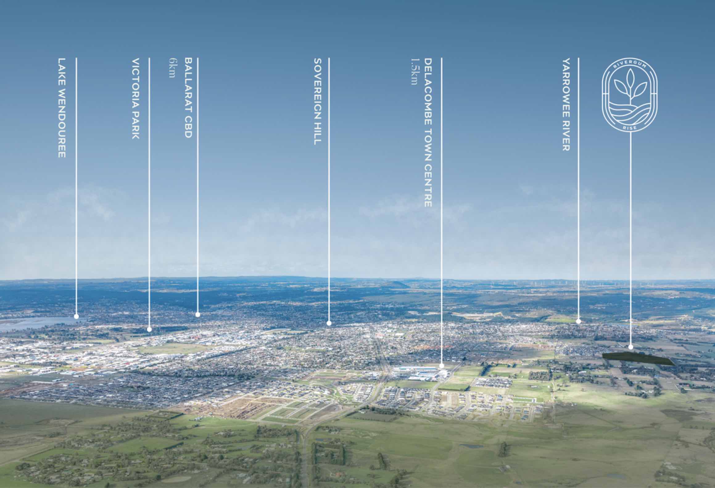 Rivergum Rise Estate - Bonshaw Aerial