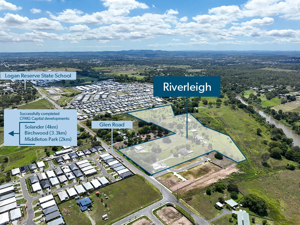 Riverleigh Estate - Logan Reserv Aerial