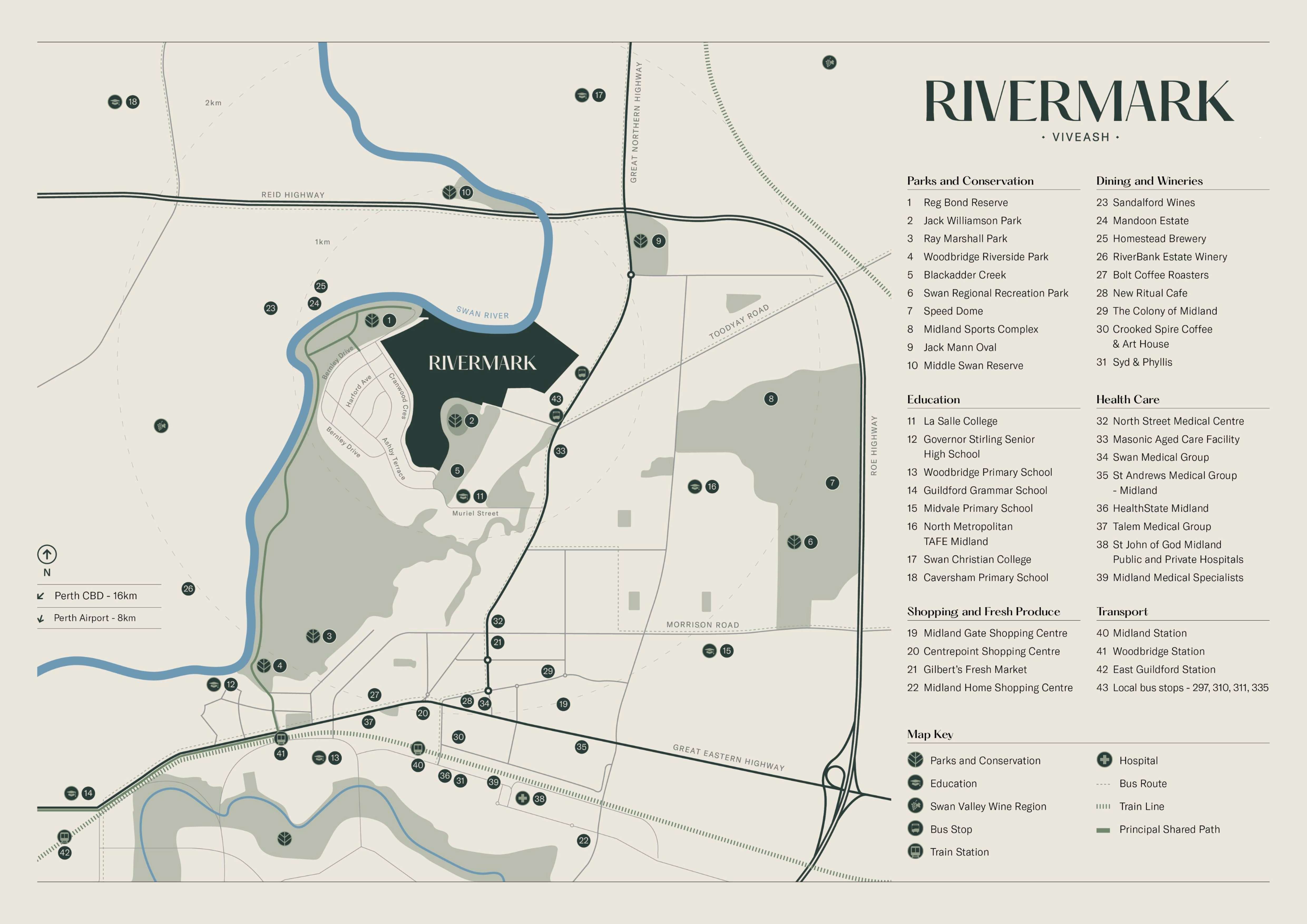Rivermark Estate - Viveash Amenities