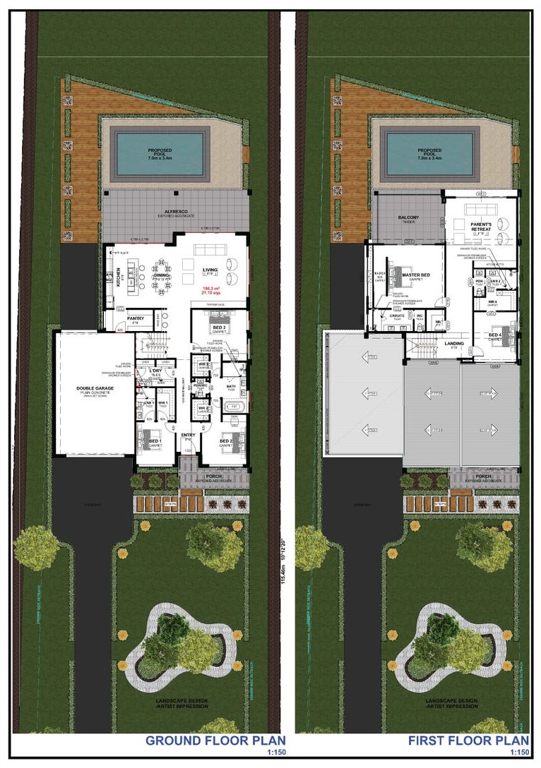 Riverside Court Estate - Bundalong Floorplan