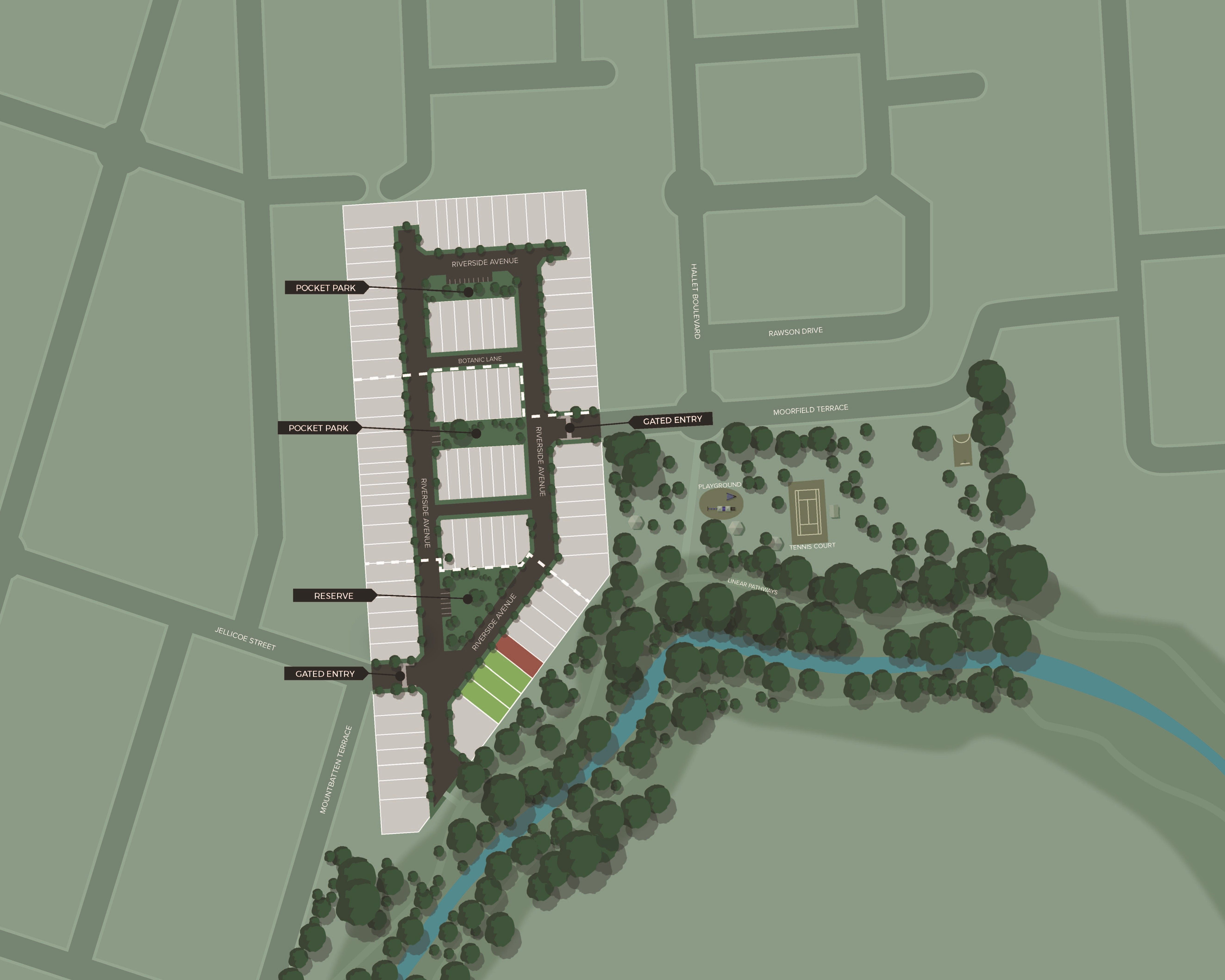 Riverside Estate - Allenby Gard Masterplan