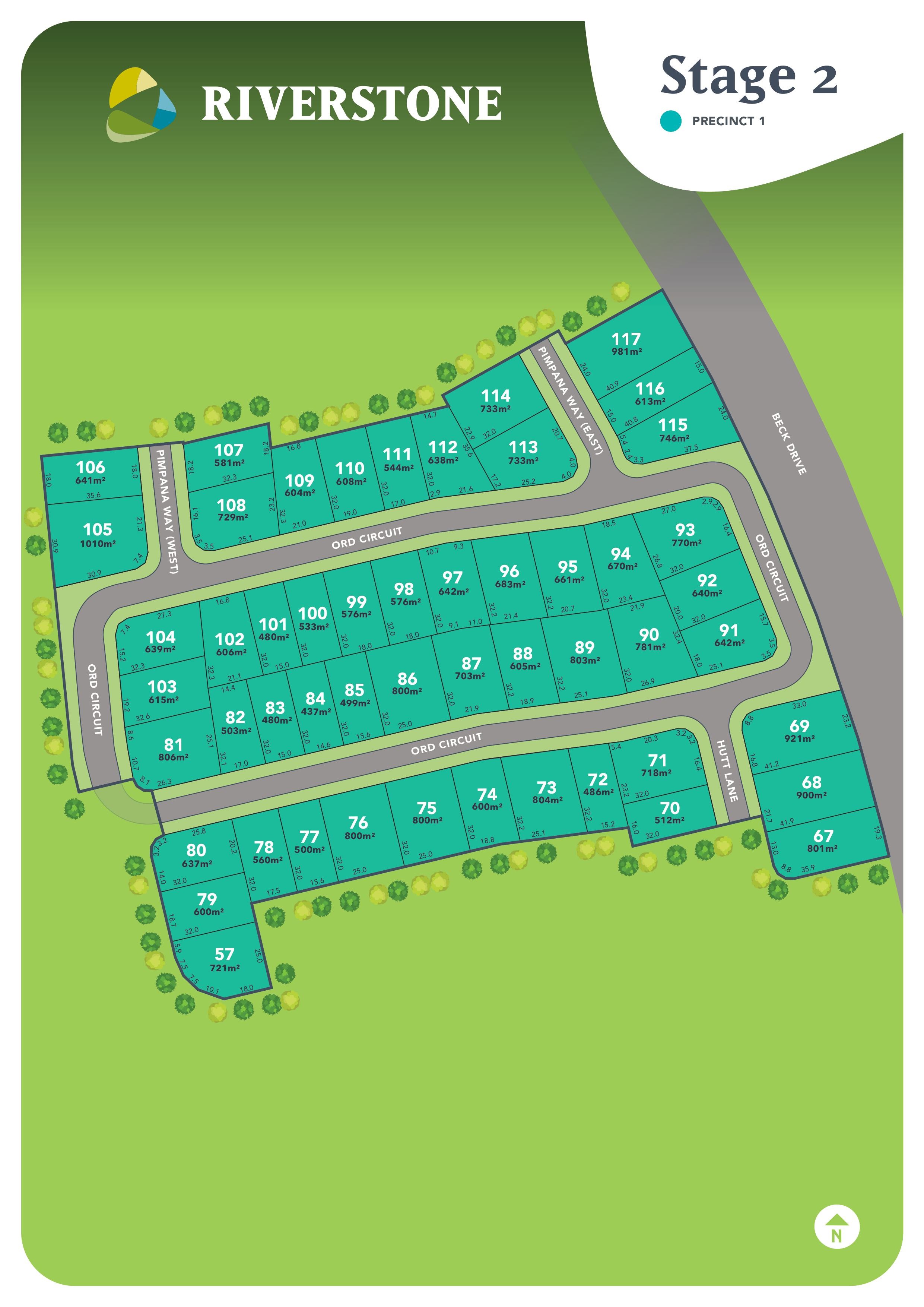 Riverstone Estate - Rasmussen Release Map
