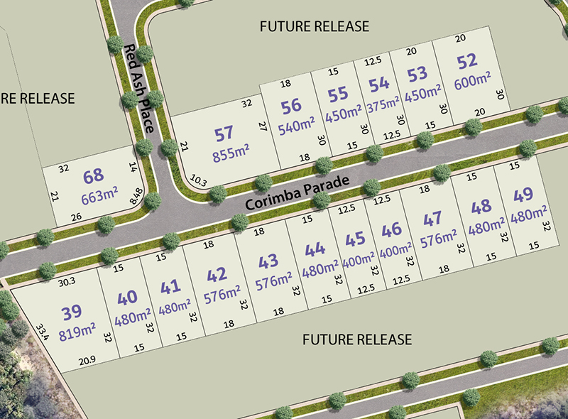 Riverstone Rise Estate - Boyne Island Release Map
