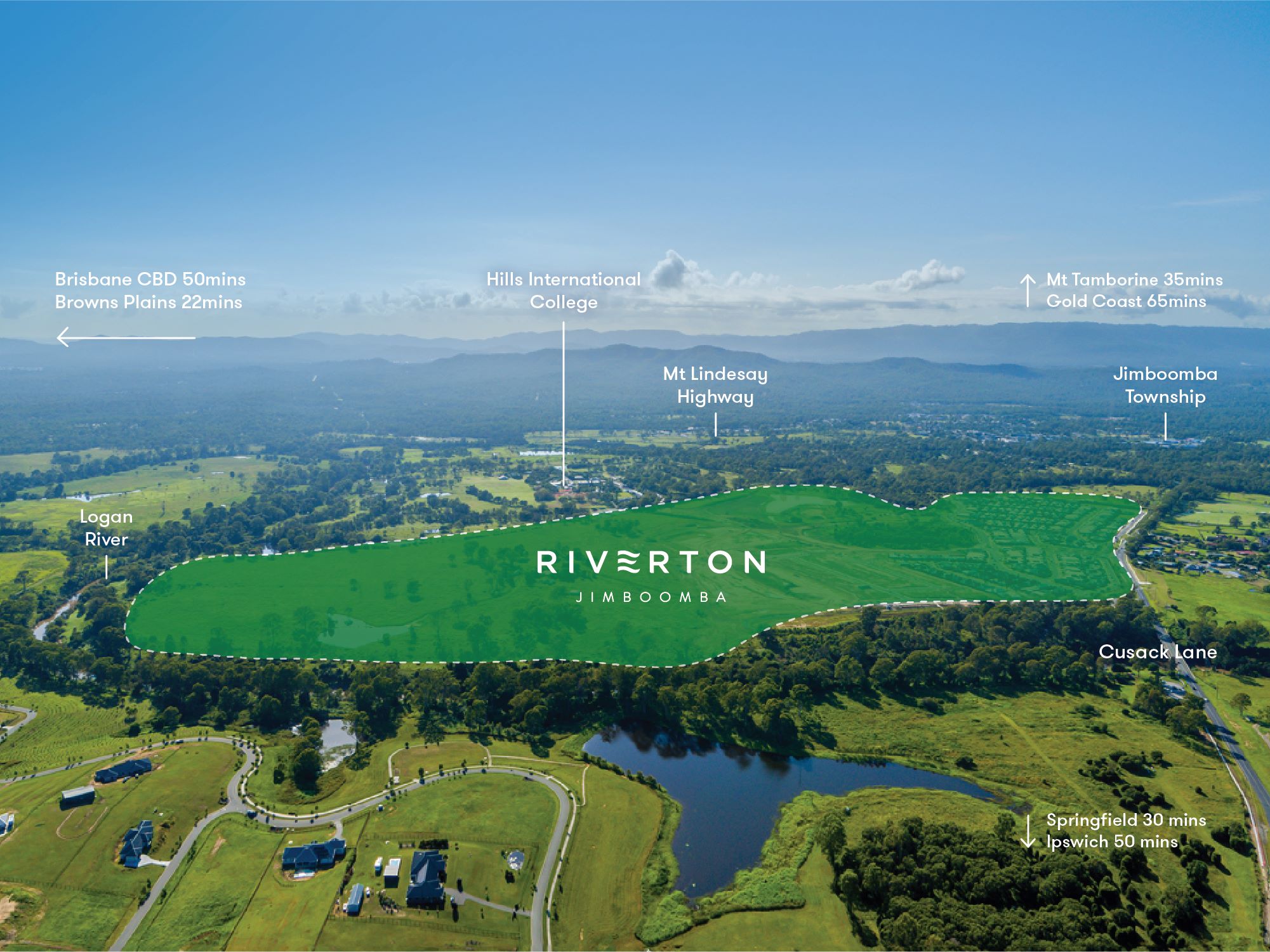 Riverton Estate - Jimboomb Aerial