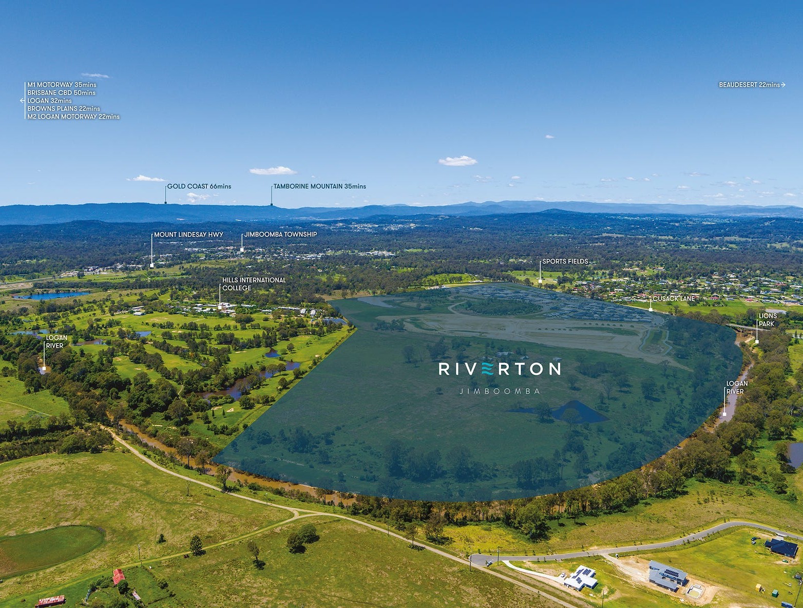 Riverton Estate - Jimboomb Aerial