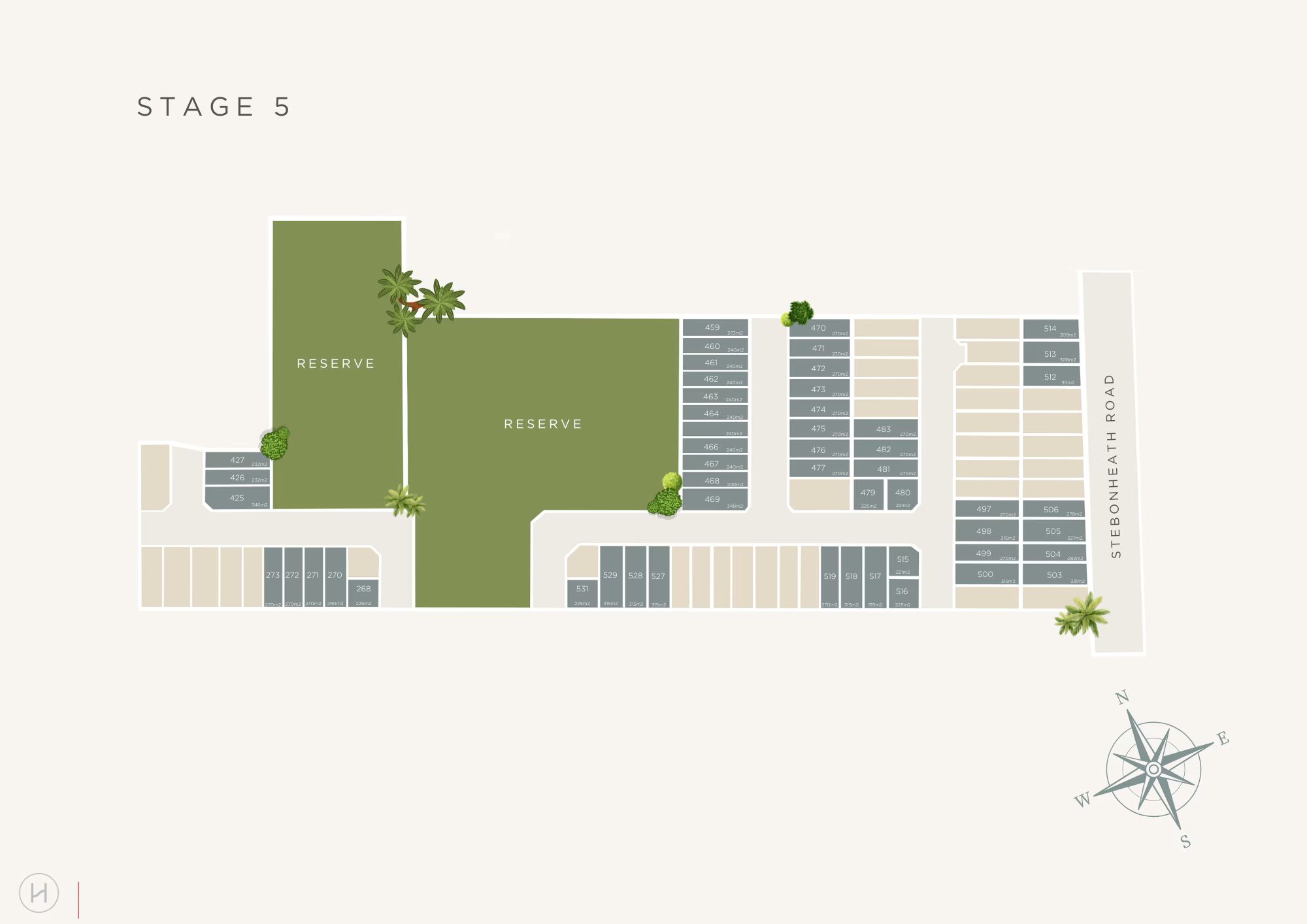 Roberts Farm Estate - Munno Para Downs Release Map