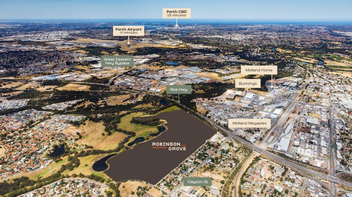 Robinson Grove Estate - Bellevue Aerial